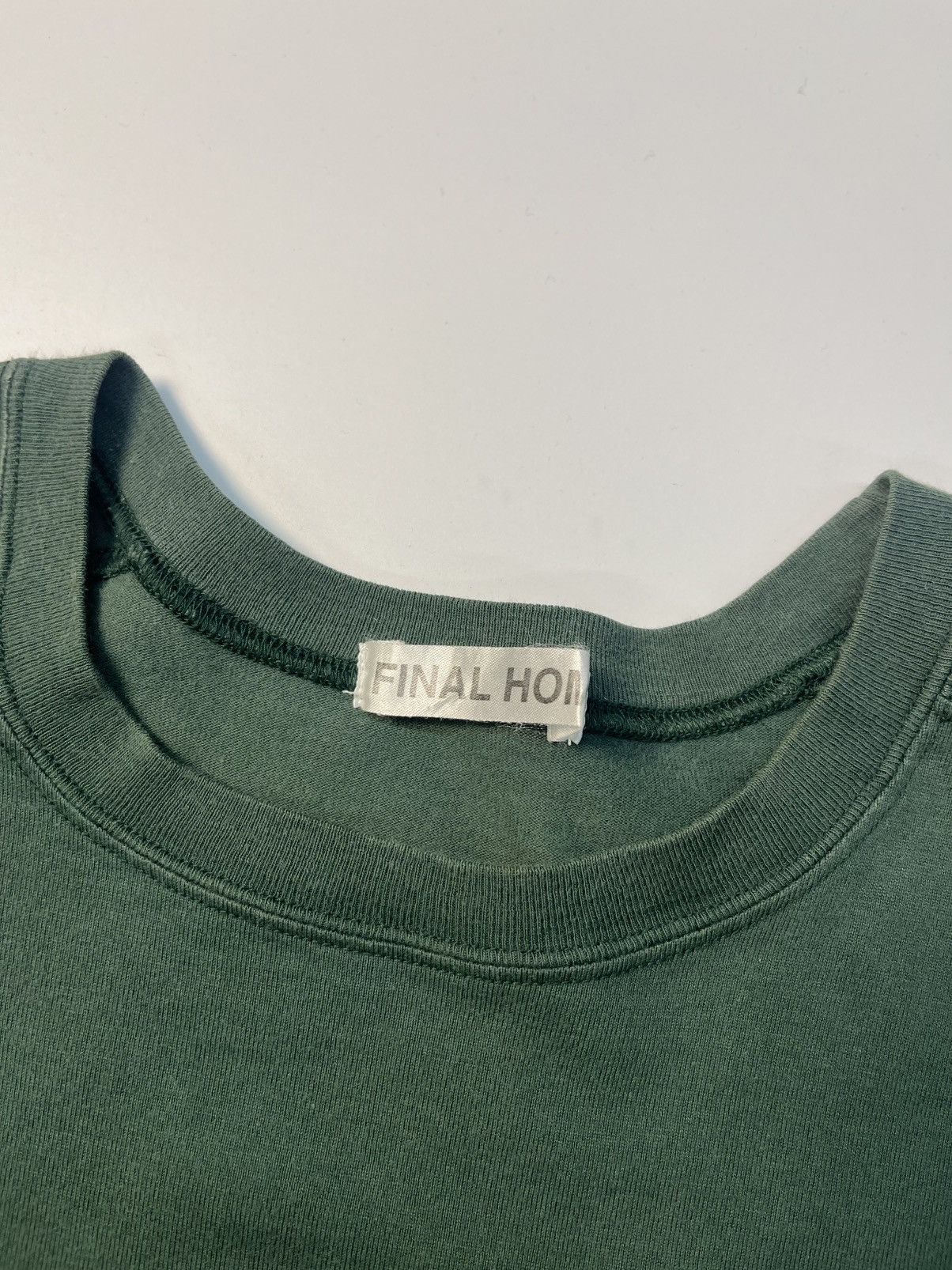 Final Home FINAL HOME 90s logo tee (Wax Coated Detail) Size US S / EU 44-46 / 1 - 3 Thumbnail