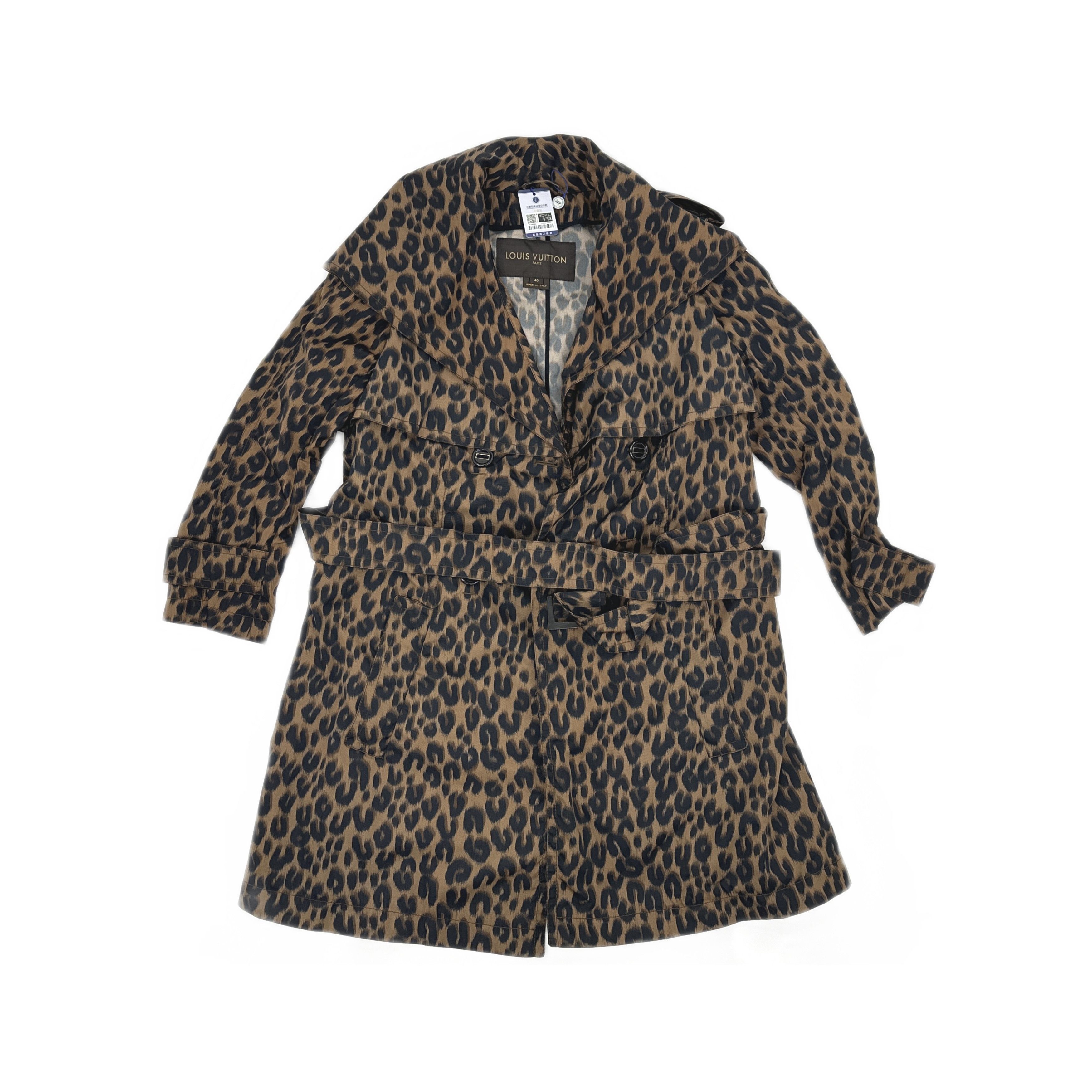 Louis Vuitton Louis Vuitton Leopard Print Double Breasted Coat 40 Size M / US 6-8 / IT 42-44 - 1 Thumbnail