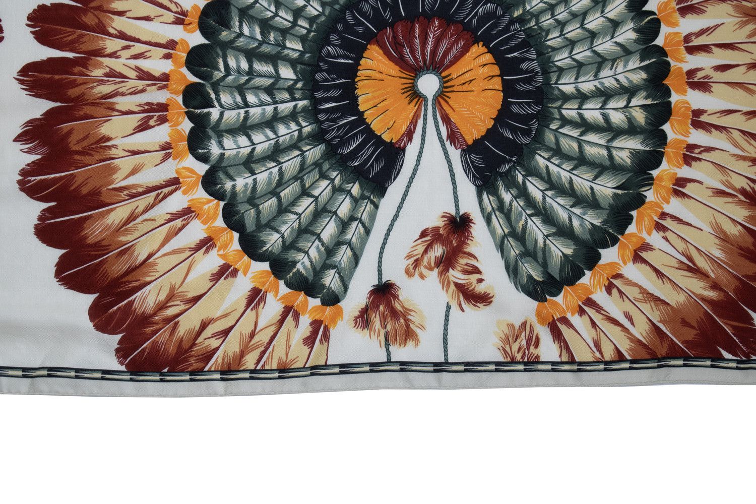 Hermes Hermes, BRAZIL cashmere and silk scarf Size ONE SIZE - 3 Thumbnail