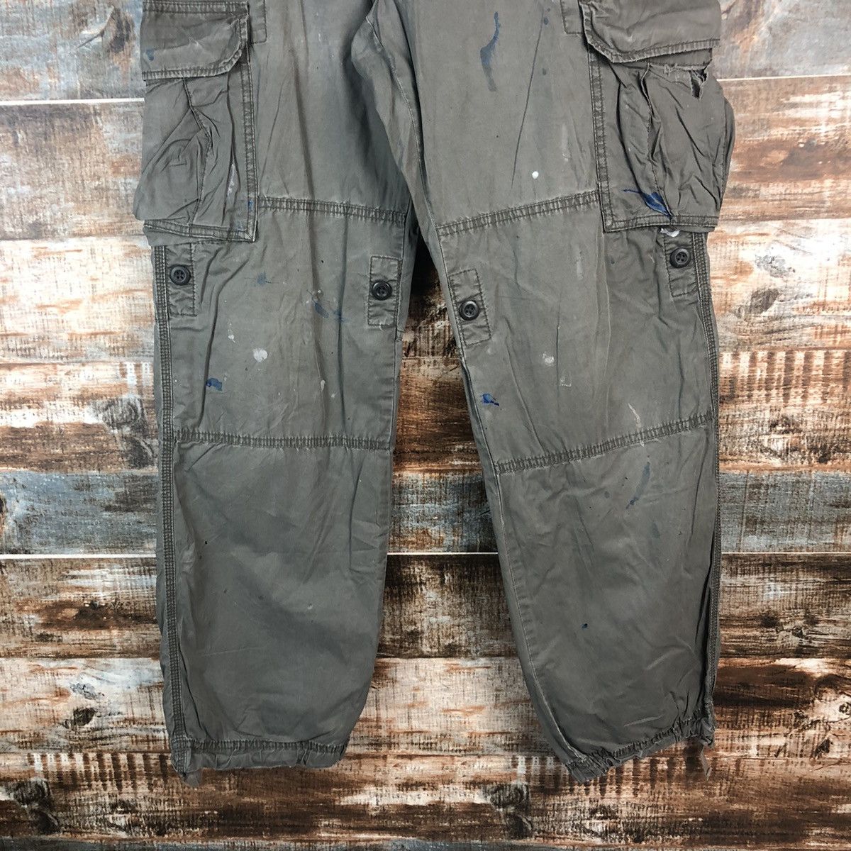 Uniqlo DL Uniqlo Green Cargo Multipocket Pants #C664 Size US 32 / EU 48 - 6 Thumbnail