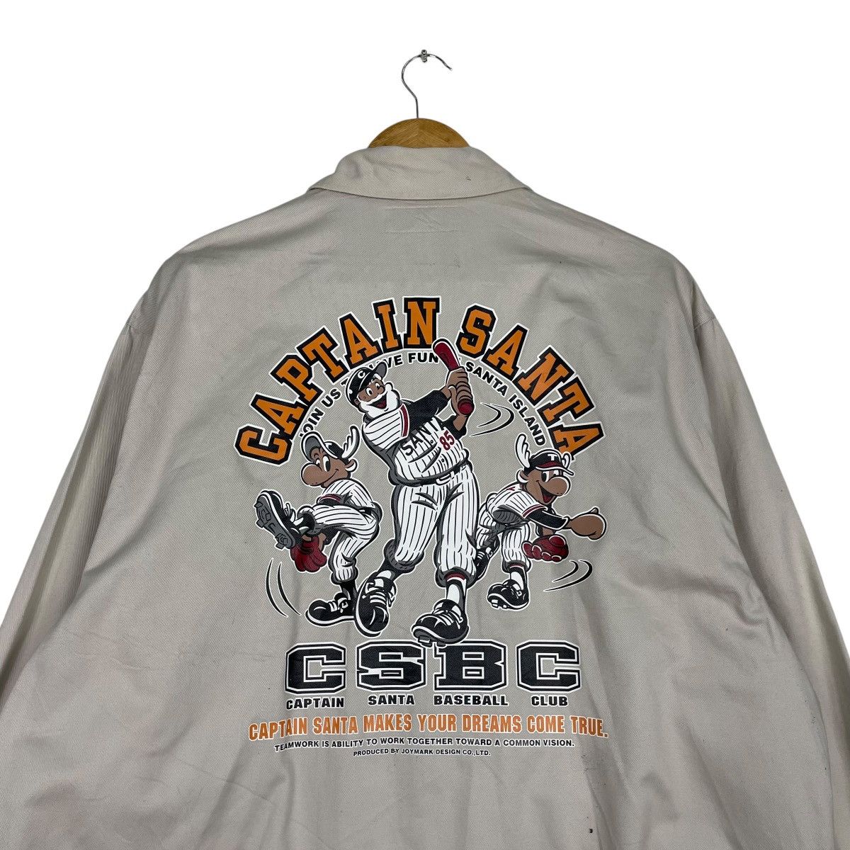 Cartoon Network × Japanese Brand × Vintage 💥VTG CAPTAIN SANTA WORKER LIGHT JACKET Size US L / EU 52-54 / 3 - 8 Thumbnail