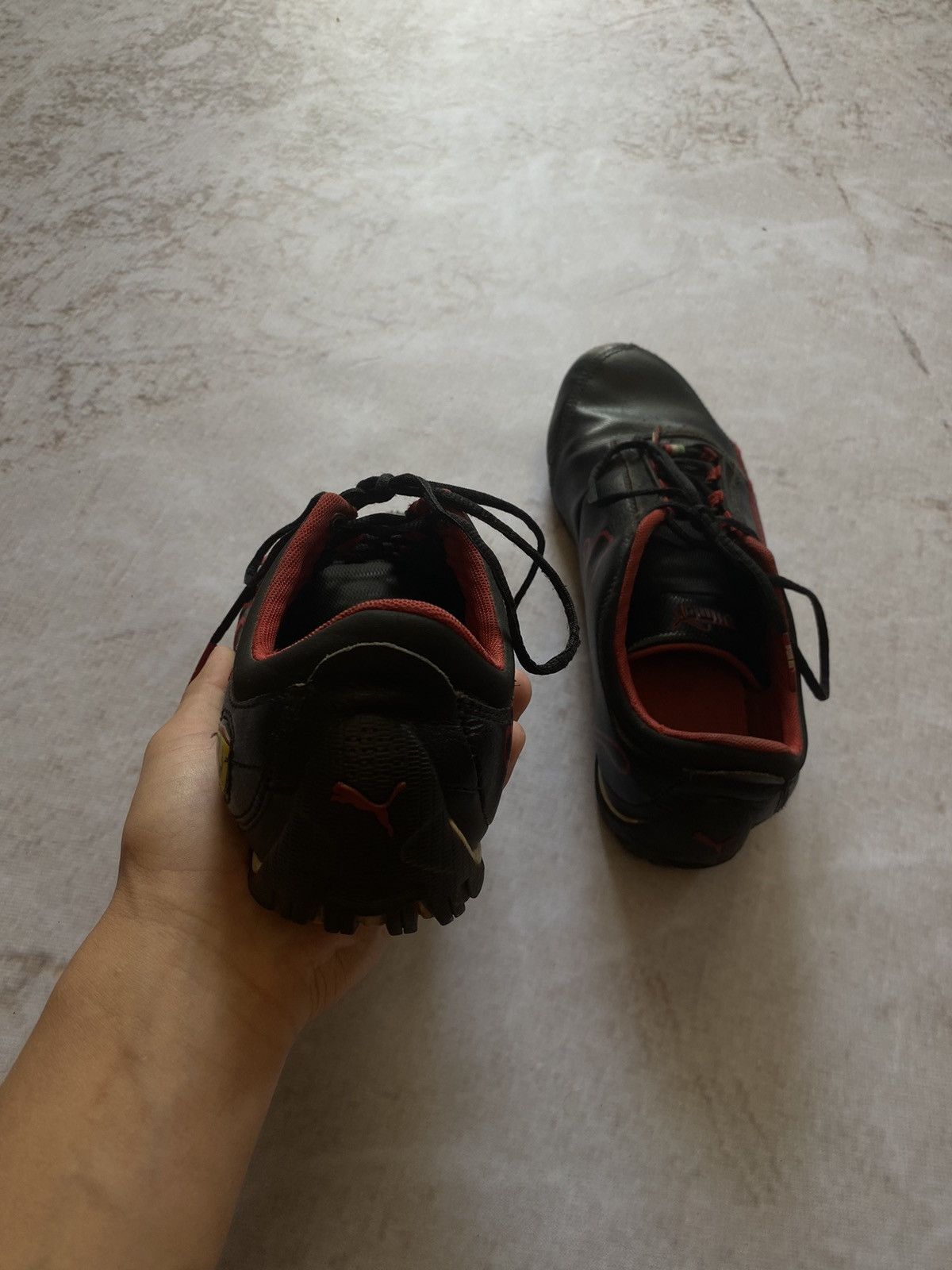Japanese Brand × Puma Vintage Puma Mostro AvantGarde MoTo Leather Sneakers Y2k Size US 10 / EU 43 - 3 Thumbnail