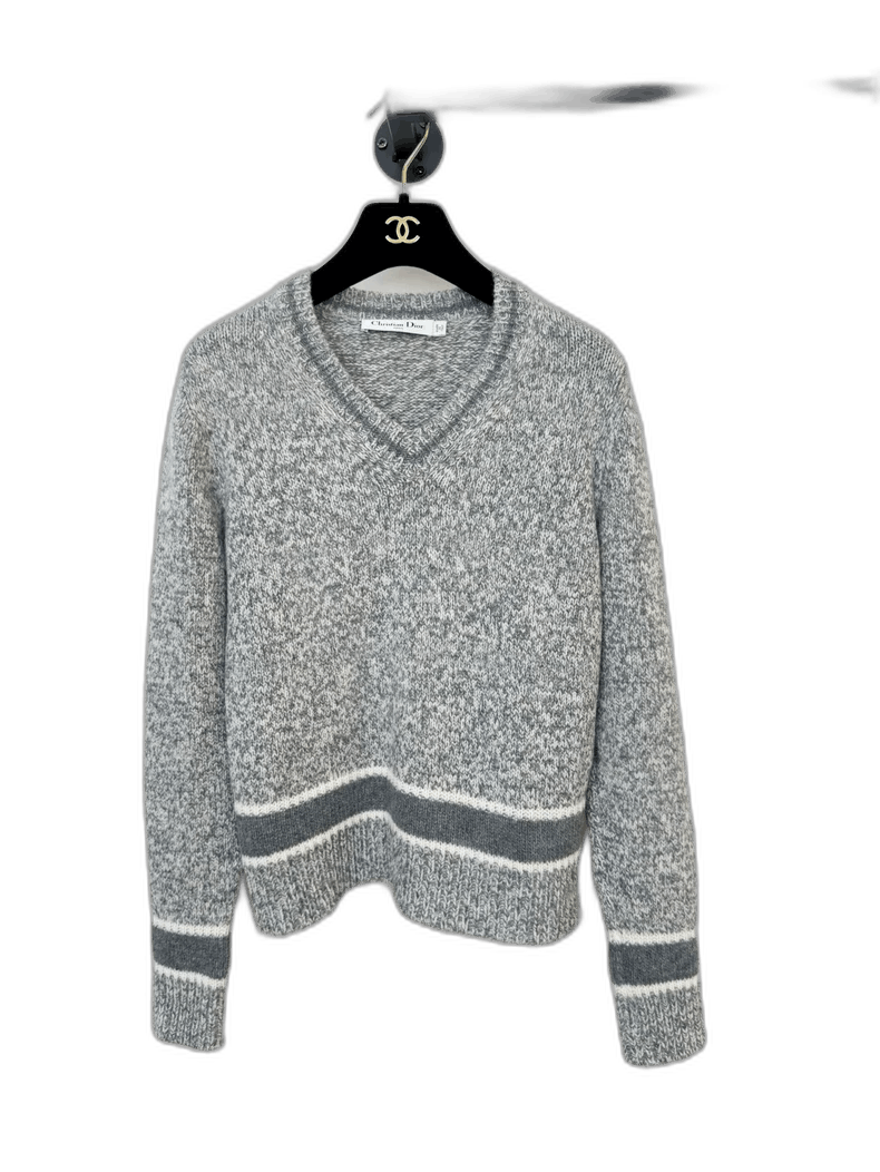 Dior Wool Cashmere Knit Sweater Size 34