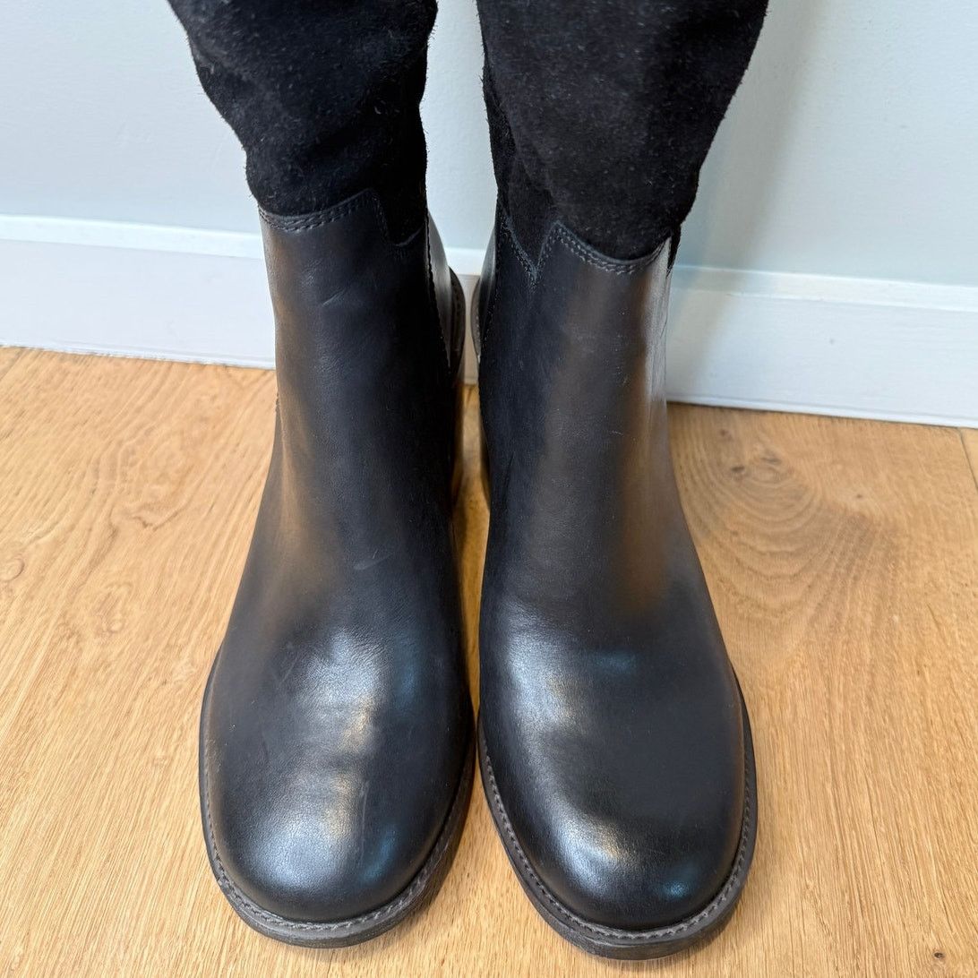 Franco Sarto NEW Franco Sarto Rivettall Suede Knee-High Riding Boots Size US 7 / IT 37 - 6 Thumbnail