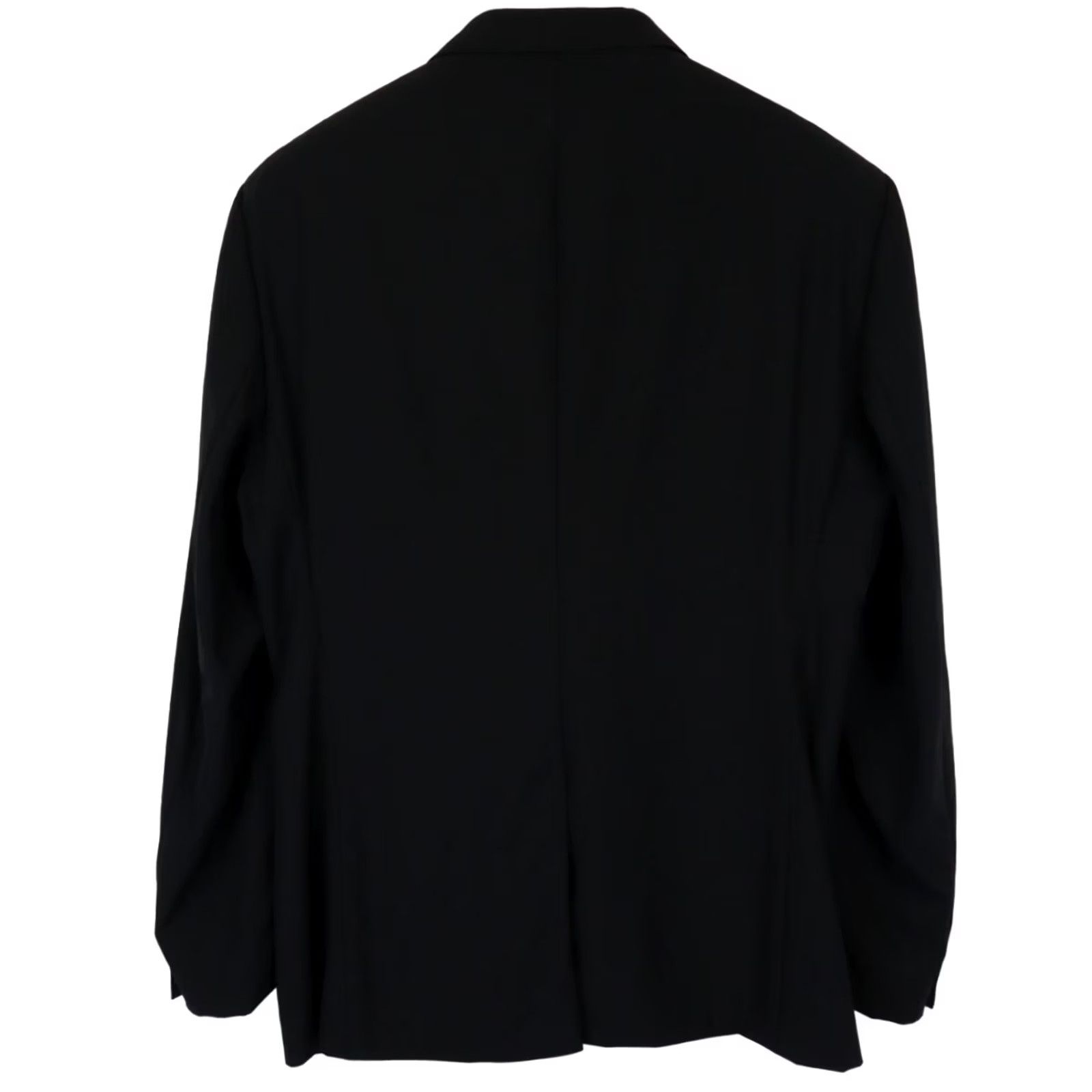 Hugo Boss HUGO BOSS Blazer Mens US 44 Wool Single Breasted Lined Notch Pocket Black 2 Buttons 4 Cuffs Formal Size 44R - 2 Thumbnail