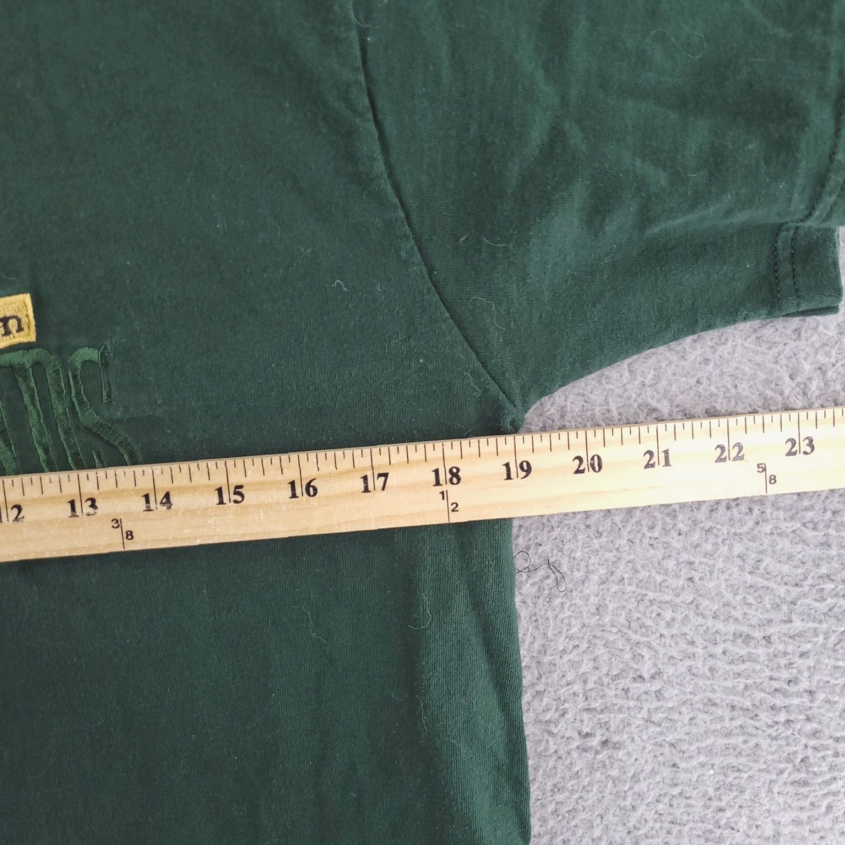 Fruit Of The Loom VINTAGE Fruit of the Loom Shirt Mens M Green Short Sleeve T-Shirt 90s New Orleans French Quarter Size US M / EU 48-50 / 2 - 5 Thumbnail