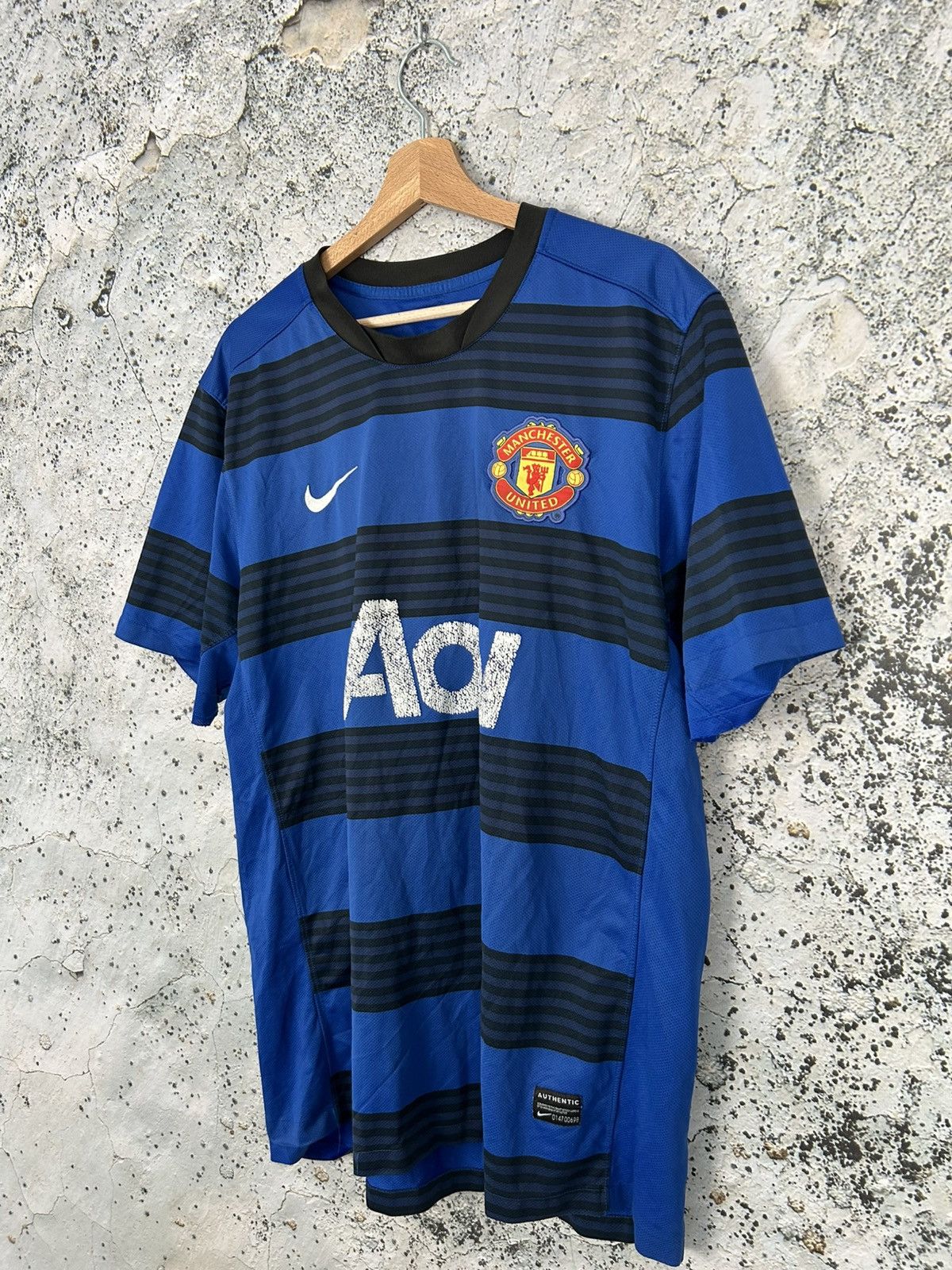 Nike Nike Manchester United Blue Soccer Jersey Football Size US XL / EU 56 / 4 - 2 Thumbnail