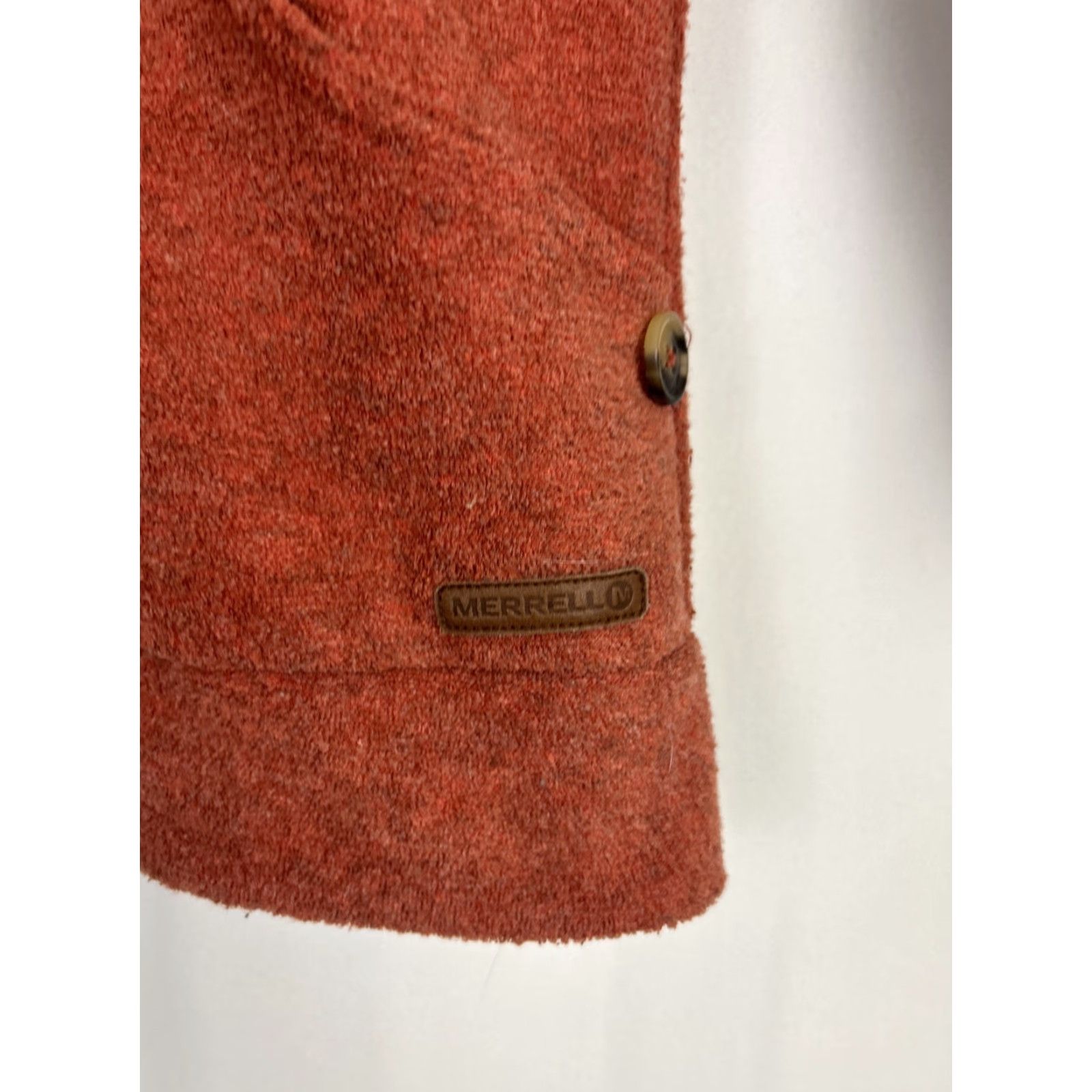 Merrell Merrell Women Hoodie XS Full Zip Fleece Polyester Orange Size XS / US 0-2 / IT 36-38 - 4 Thumbnail