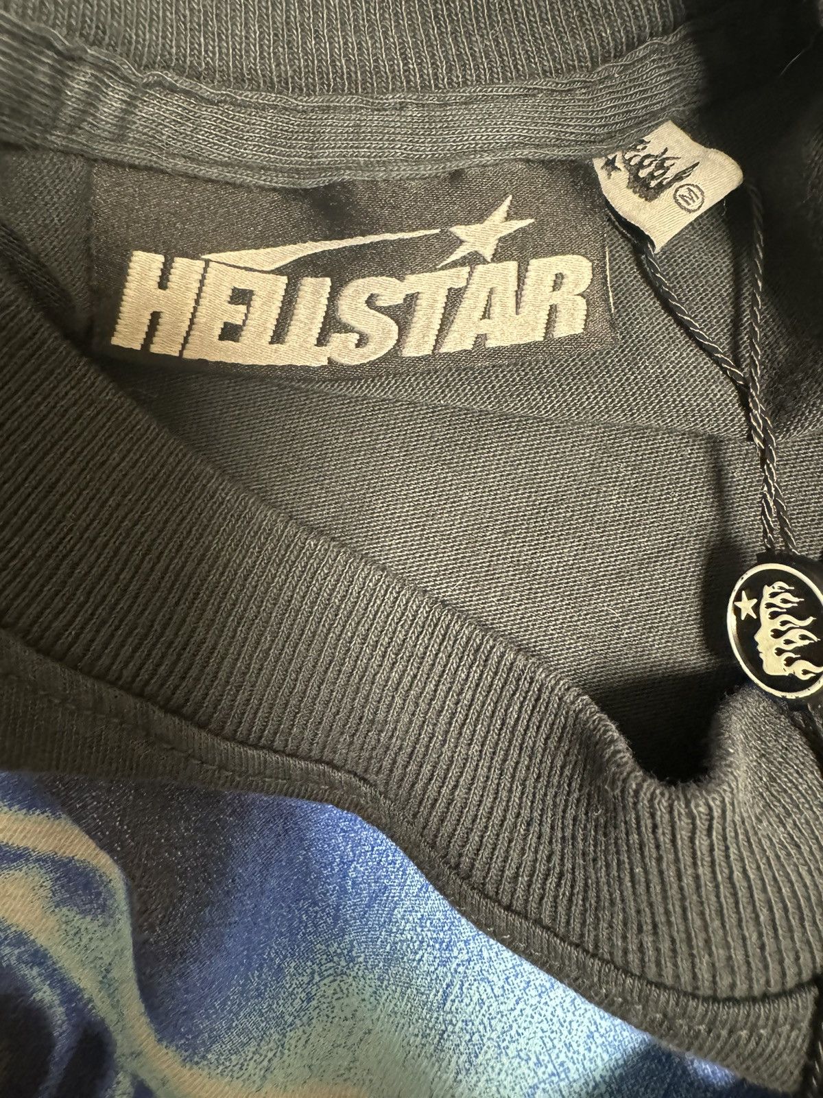 HELLSTAR Hellstar Goggle T-shirt 'black/blue' Size US M / EU 48-50 / 2 - 3 Thumbnail