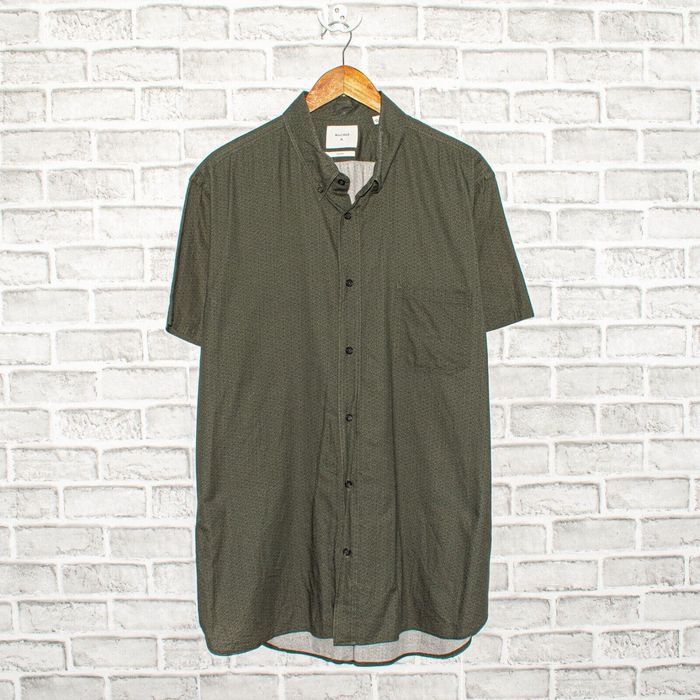 Billy Reid BILLY REID Standard fit Short Sleeve Button Down Shirt