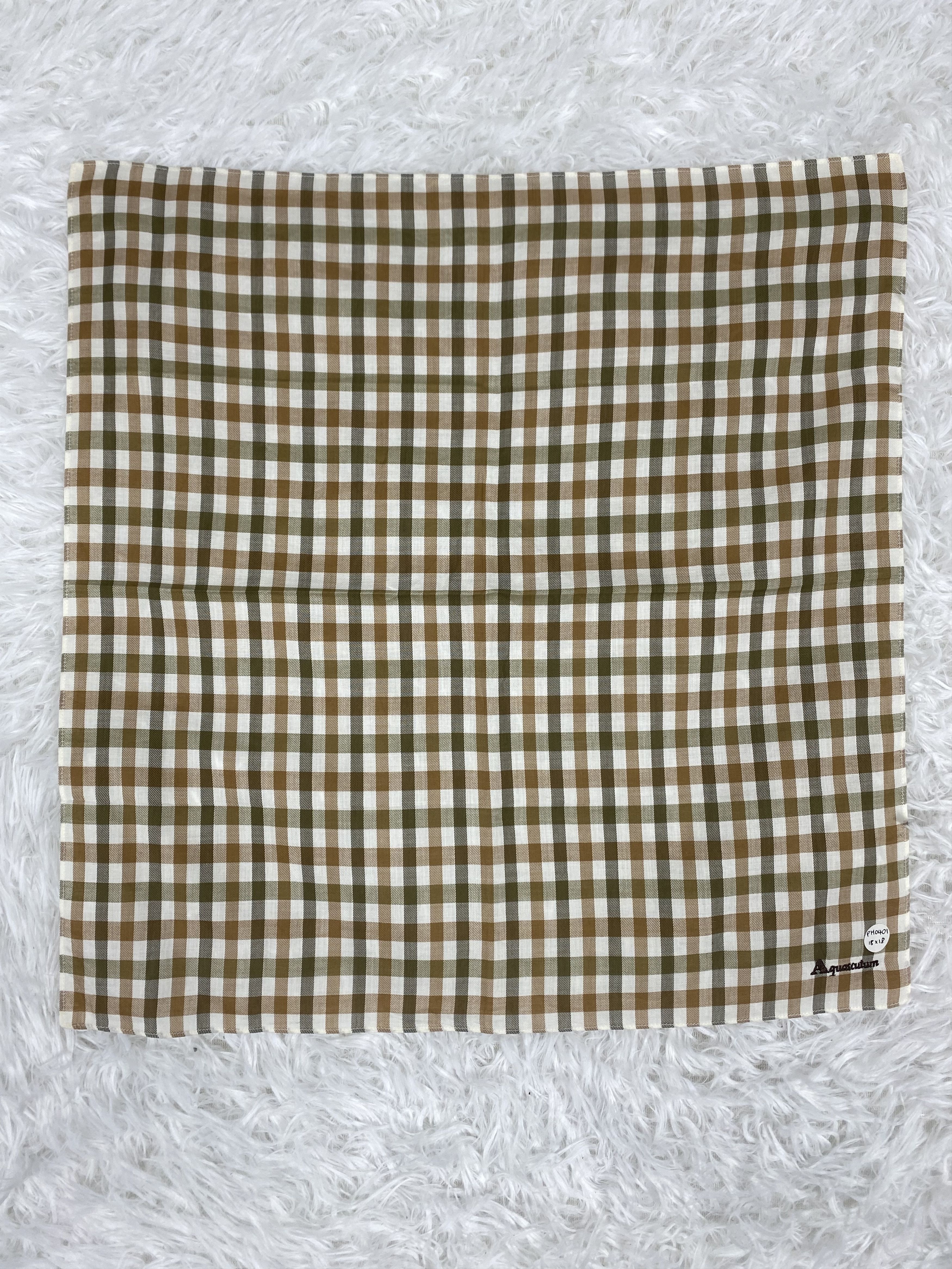 Aquascutum Vintage Aquascutum Handkerchief Neckerchief PH0401 Size ONE SIZE - 3 Thumbnail