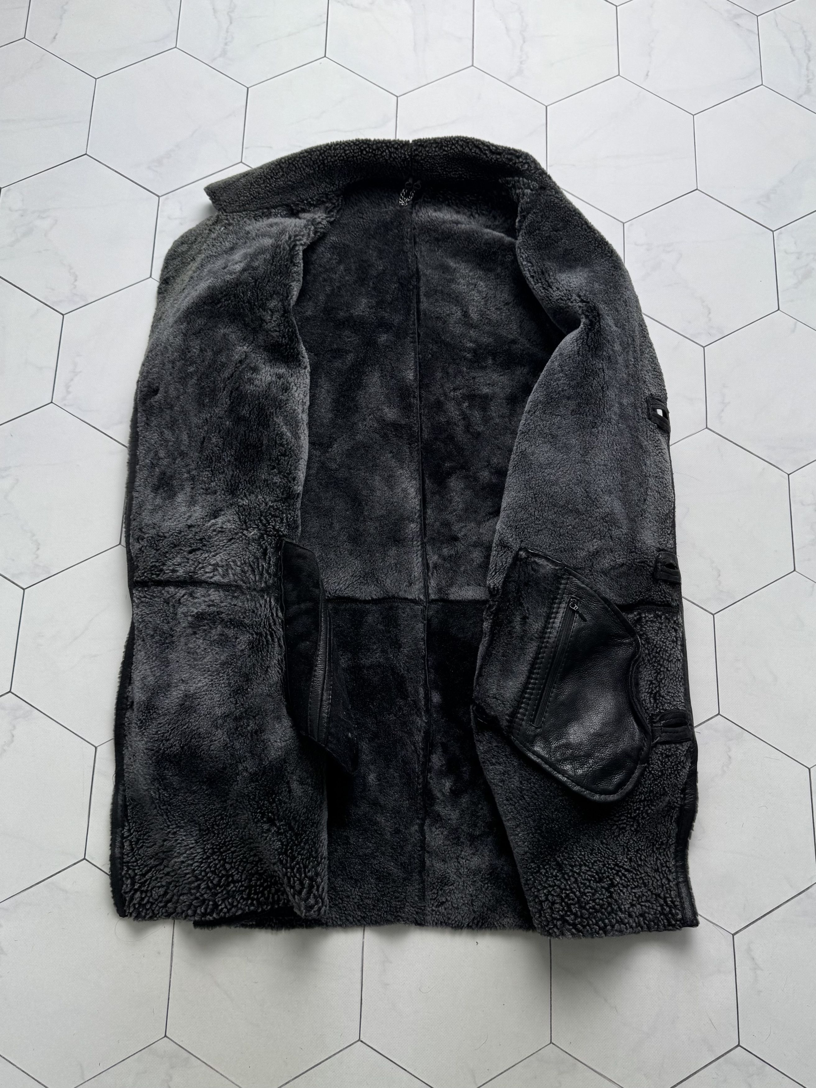 Vintage Vintage Real Shearling Coat (B250)D15E2 Size US XL / EU 56 / 4 - 12 Thumbnail