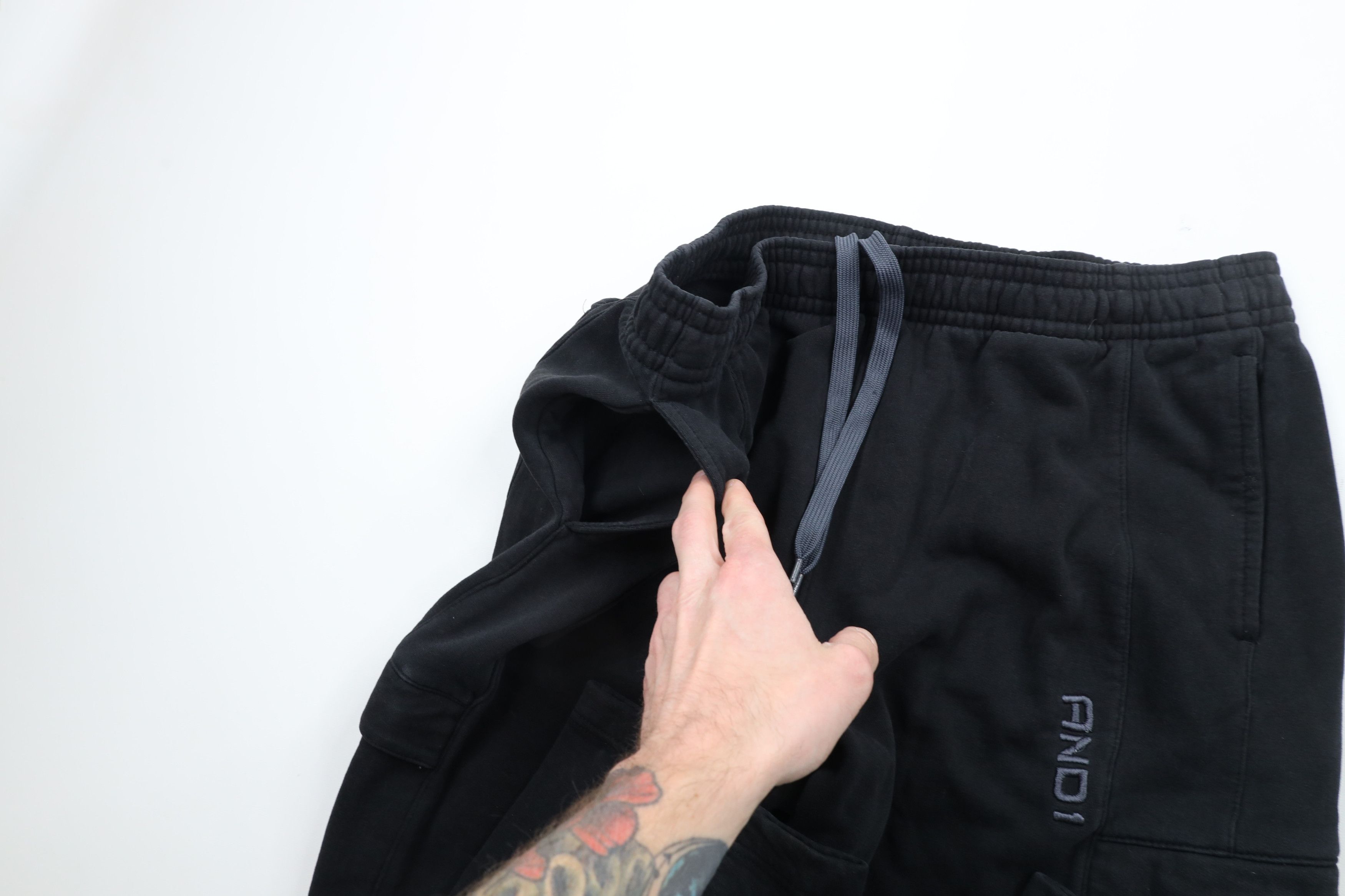 Vintage Vintage And1 And One Basketball Out Cargo Sweatpants Black Size US 40 / EU 56 - 7 Thumbnail
