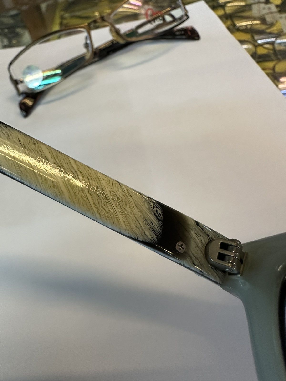 Evisu Y2K Evisu Japan EVH-8226 48🛑20-145 Frames Size ONE SIZE - 8 Thumbnail