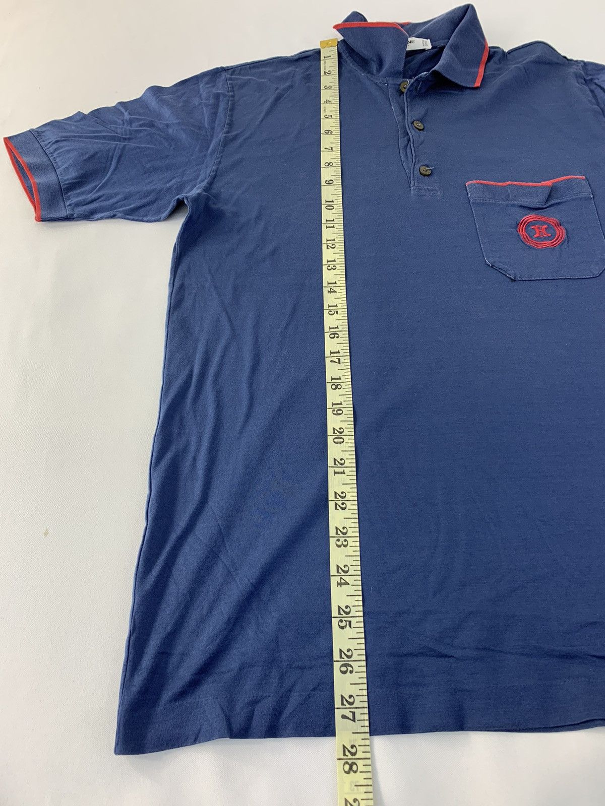 Celine Celine Paris Made In Italy Single Pocket Polo Tee T-shirt Size US S / EU 44-46 / 1 - 8 Thumbnail