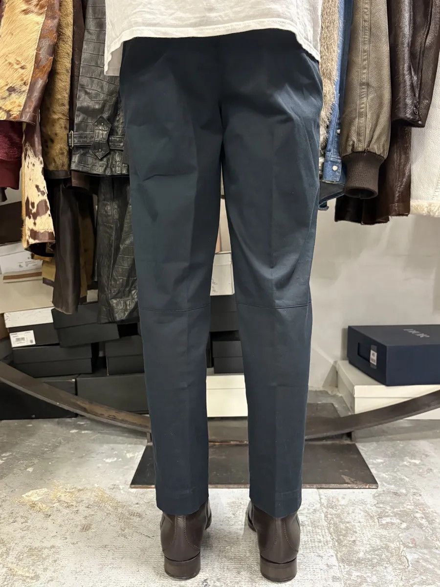Prada 2000s Prada Navy Sleek Tailored Pants Size US 30 / EU 46 - 4 Thumbnail