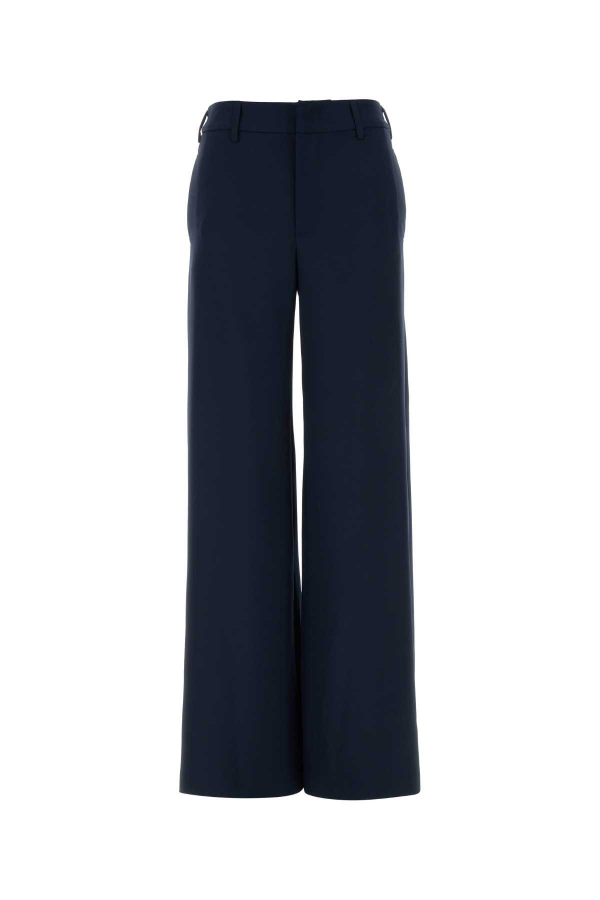 PT Torino Navy Blue Stretch Jersey Lorenza Palazzo Pant Size 27" / US 4 / IT 40 - 1 Thumbnail