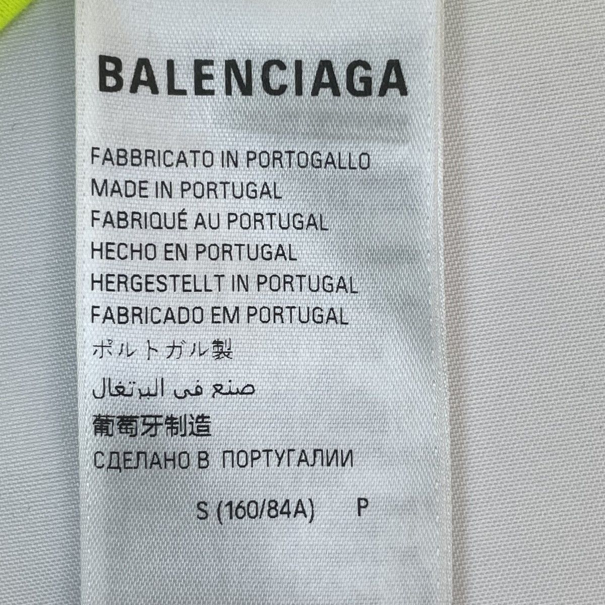 Balenciaga Balenciaga Plain Logo Printed Short Sleeve T-shirt K26WX Size US S / EU 44-46 / 1 - 8 Thumbnail