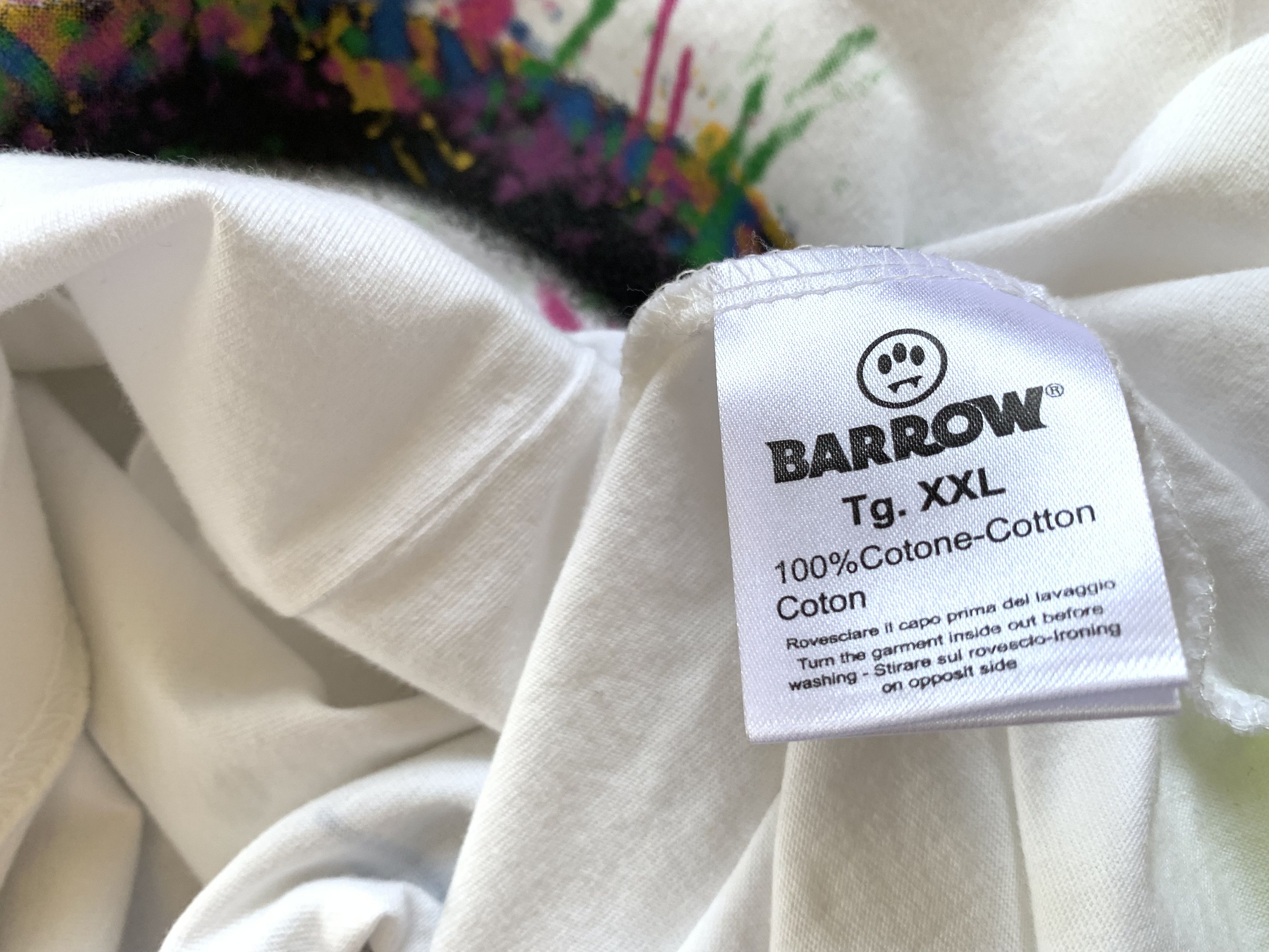 Barrow × Vintage Barrow Vintage White Printed T-Shirt Size US XL / EU 56 / 4 - 8 Thumbnail