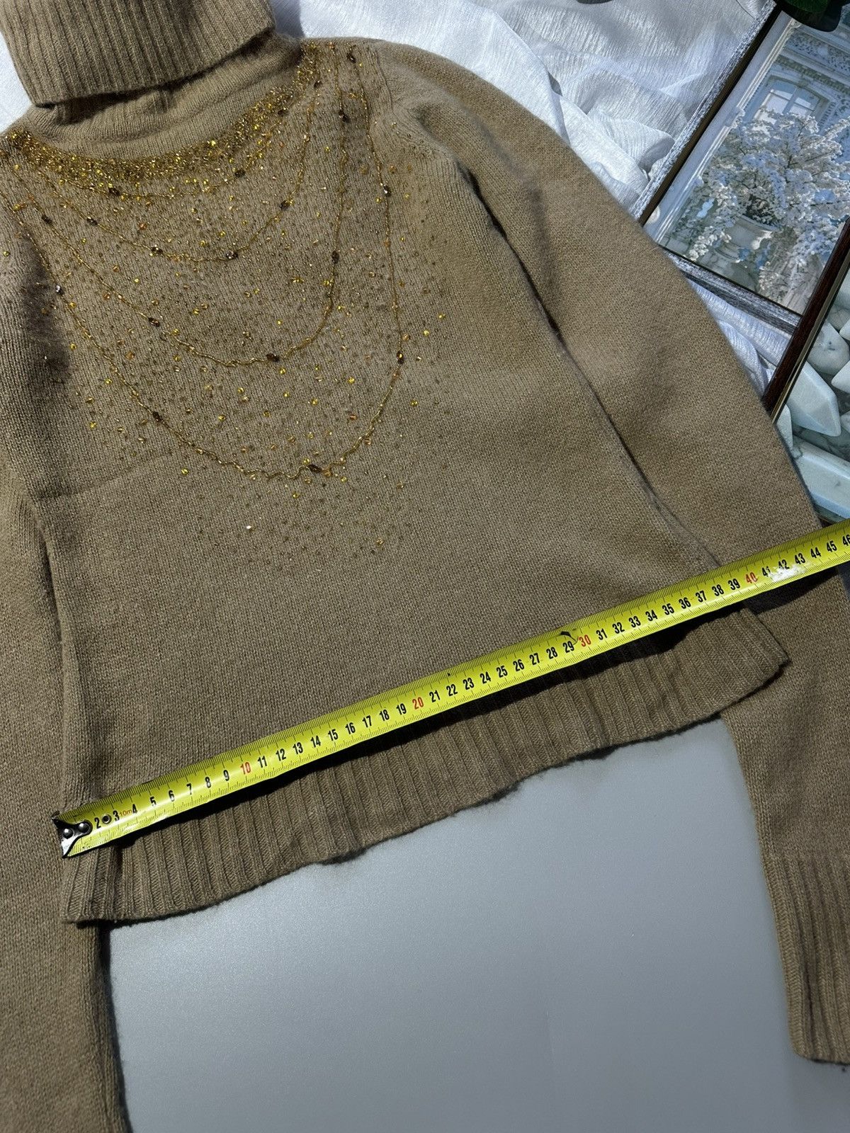 Dolce & Gabbana D&G Dolce & Gabbana Archive Embellished Turtleneck Sweater Size XS / US 0-2 / IT 36-38 - 6 Thumbnail