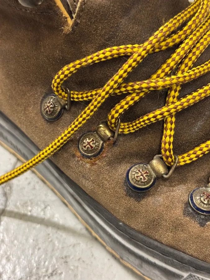 Designer × John Galliano × Vintage 2000s John Galliano Brown Mountain Daily Boots Size US 10 / EU 43 - 8 Thumbnail