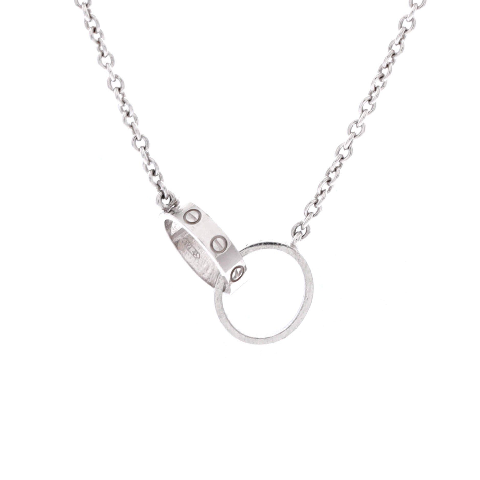 Cartier Love Interlocking Necklace Size ONE SIZE - 1 Thumbnail