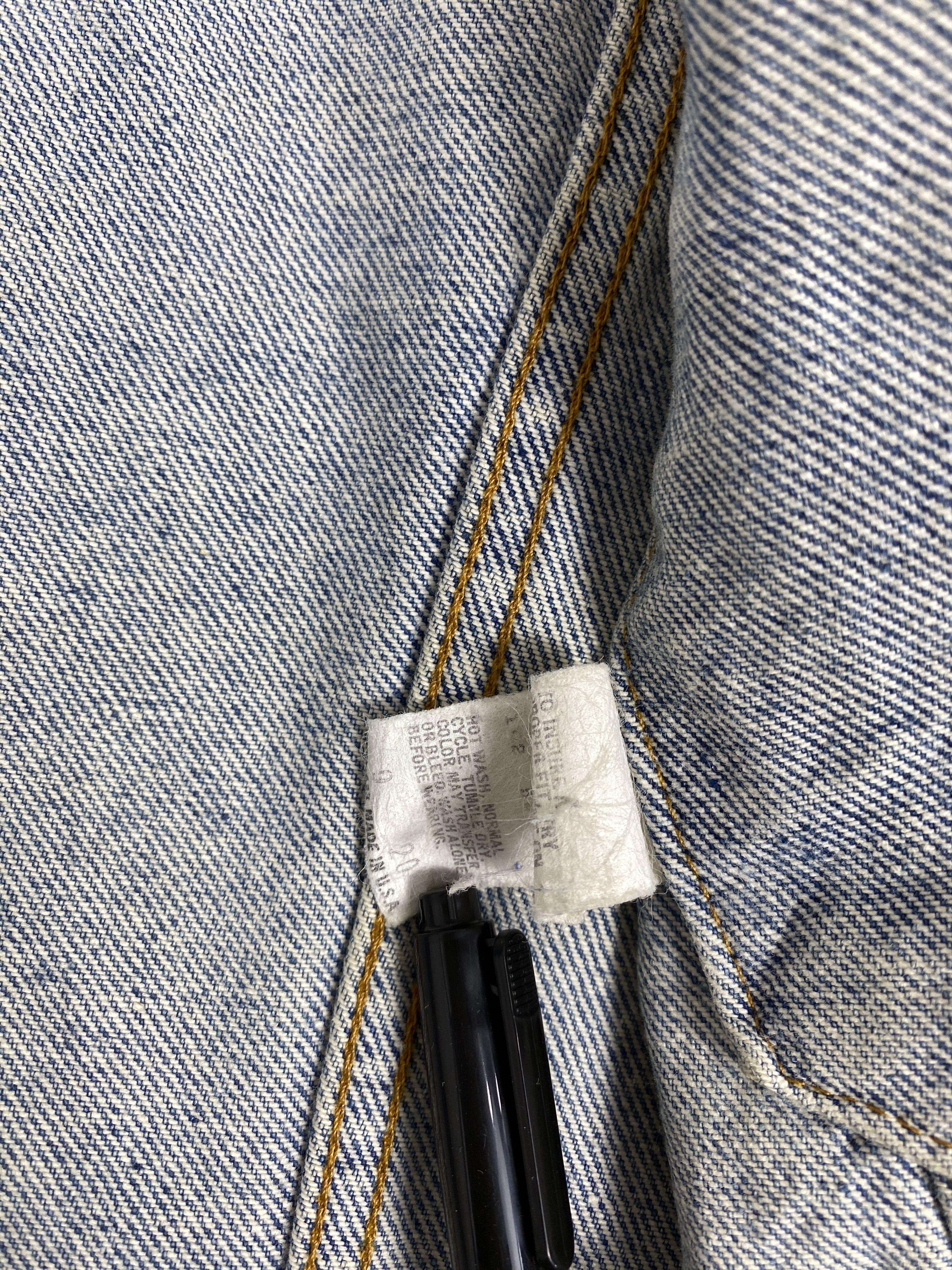 Levi's Vintage Clothing Vintage Levis Distress Faded Jeans Denim Jacket PJ2458 Size US S / EU 44-46 / 1 - 9 Thumbnail
