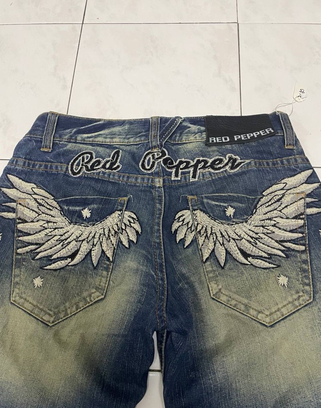 Tornado Mart Red pepper jeans Size US 34 / EU 50 - 2 Thumbnail