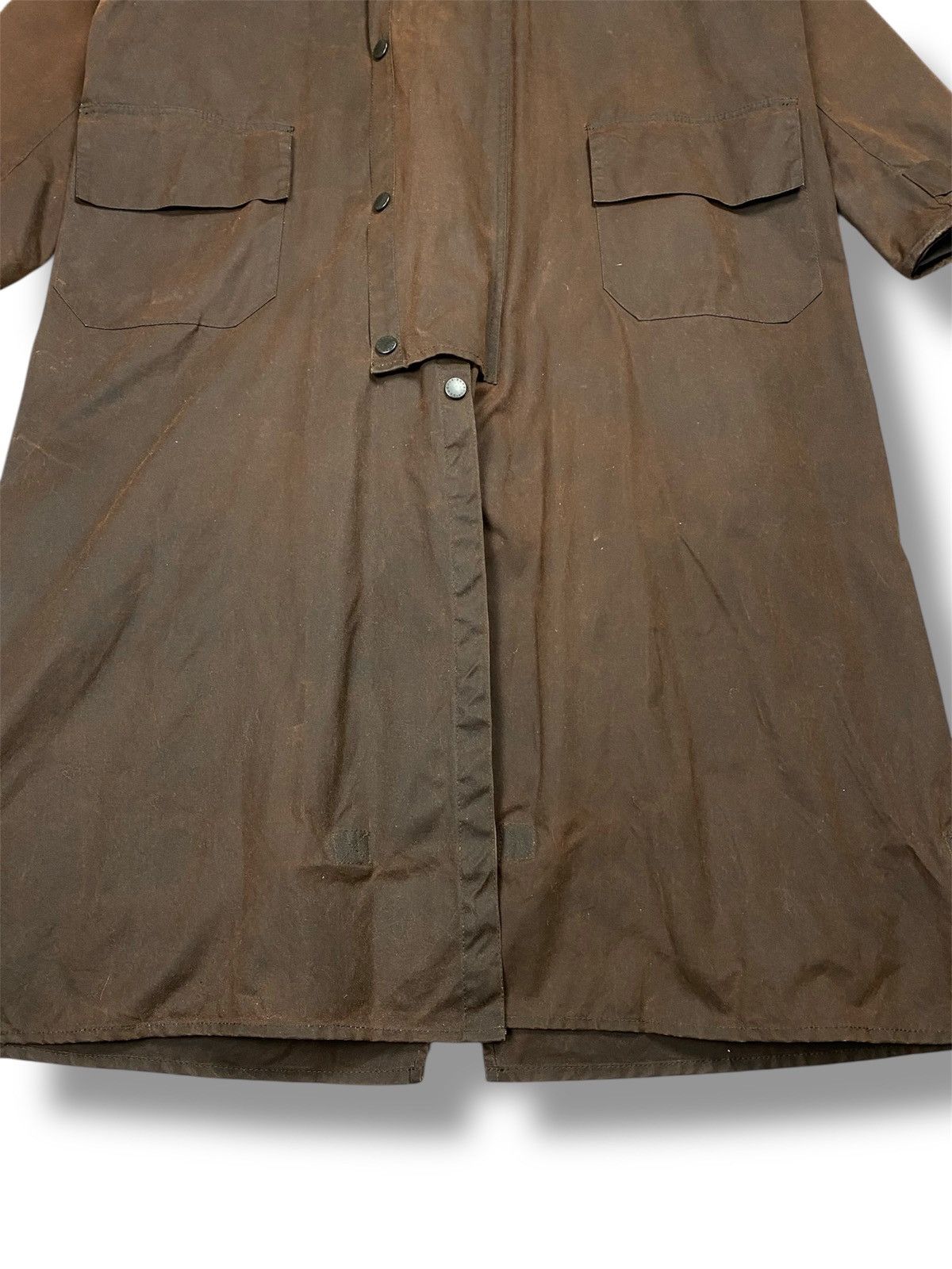 Barbour Barbour Stockman A1554 Long Waxed Riding Coat UK42 Size US L / EU 52-54 / 3 - 7 Thumbnail