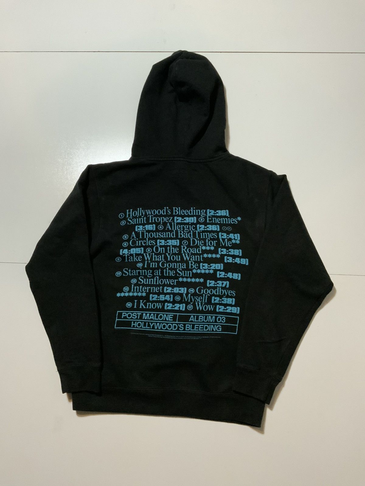 POST&CO Post Malone Hollywood Bleeding Album Official Merch Hoodie Size US S / EU 44-46 / 1 - 1 Thumbnail