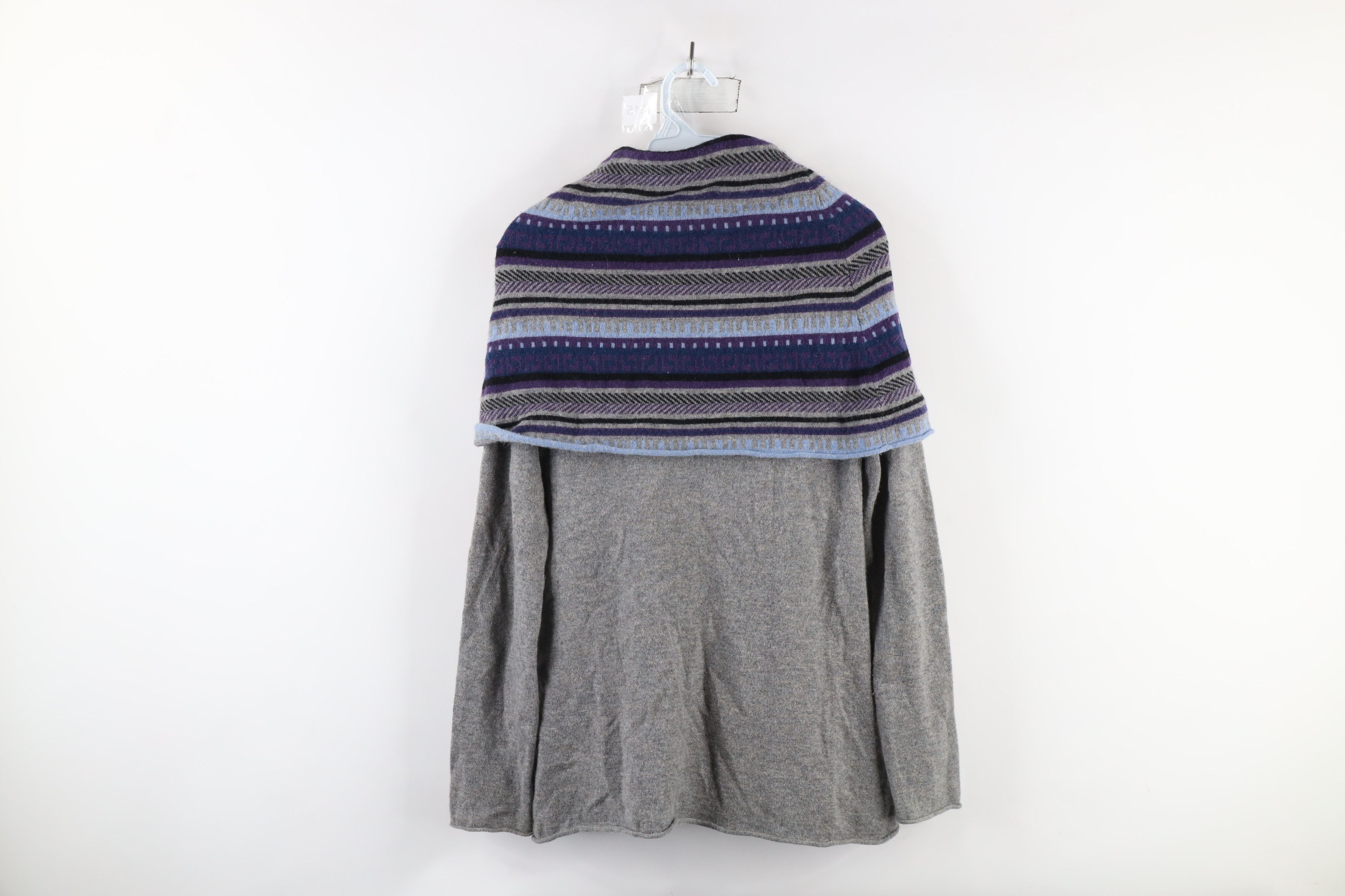 Vintage Vintage 90s Streetwear Cashmere Knit Funnel Neck Sweater Size M / US 6-8 / IT 42-44 - 7 Thumbnail