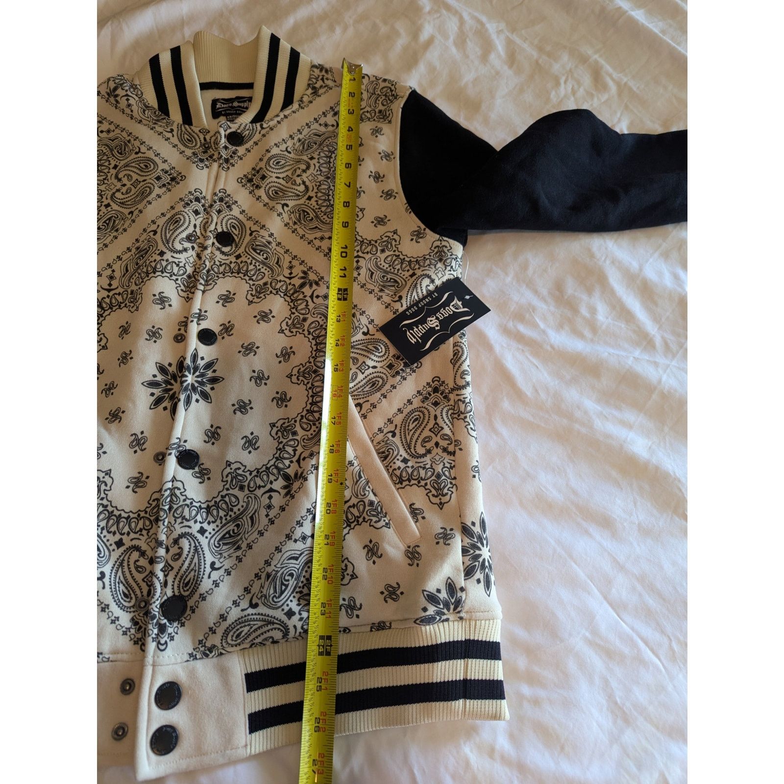 Supreme NWT Snoop Dogg Dogg Supply Paisley Varsity Jacket X-Small Size US XS / EU 42 / 0 - 10 Thumbnail