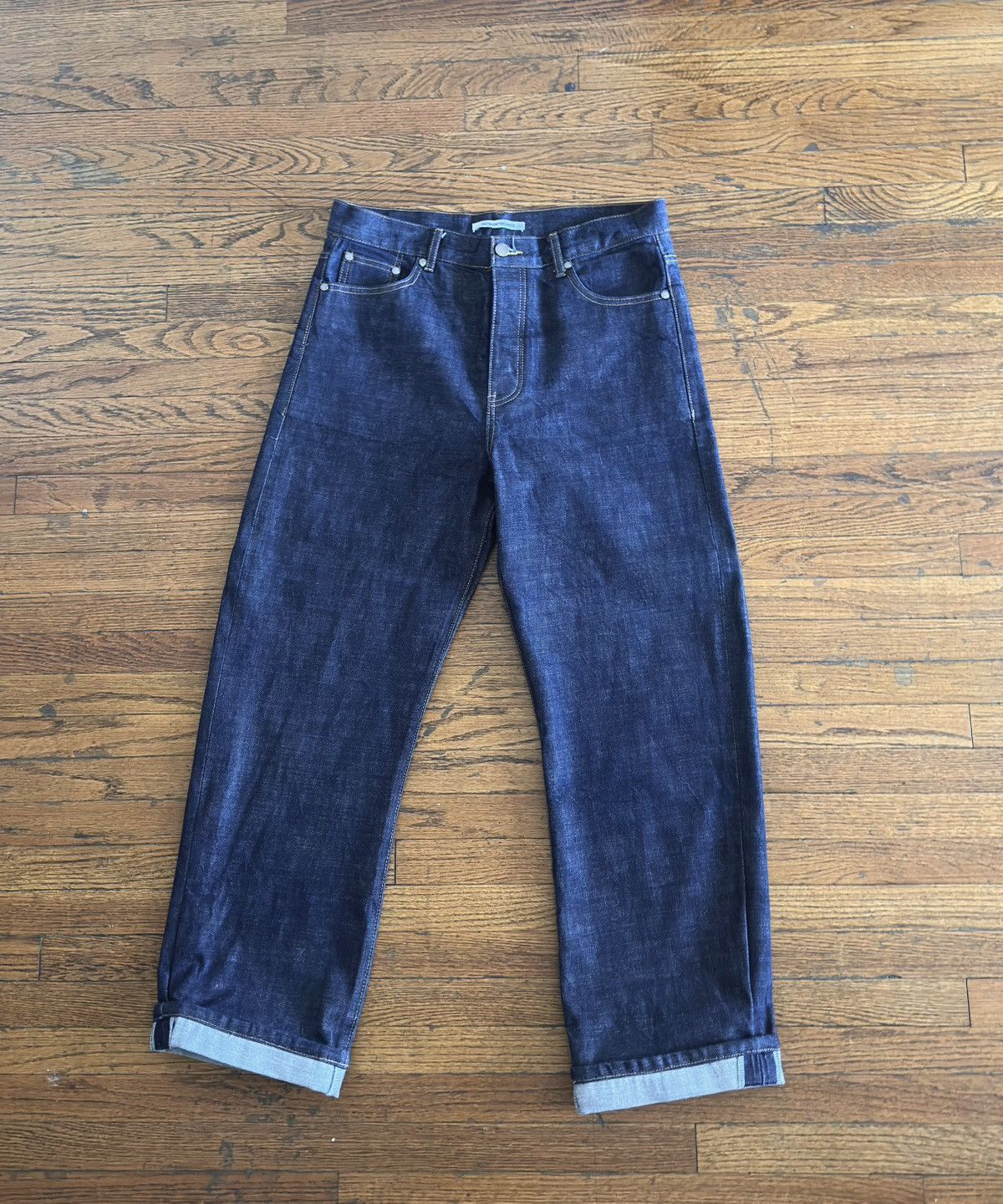 No Maintenance Raw Baggy Denim Size US 33 - 3 Thumbnail