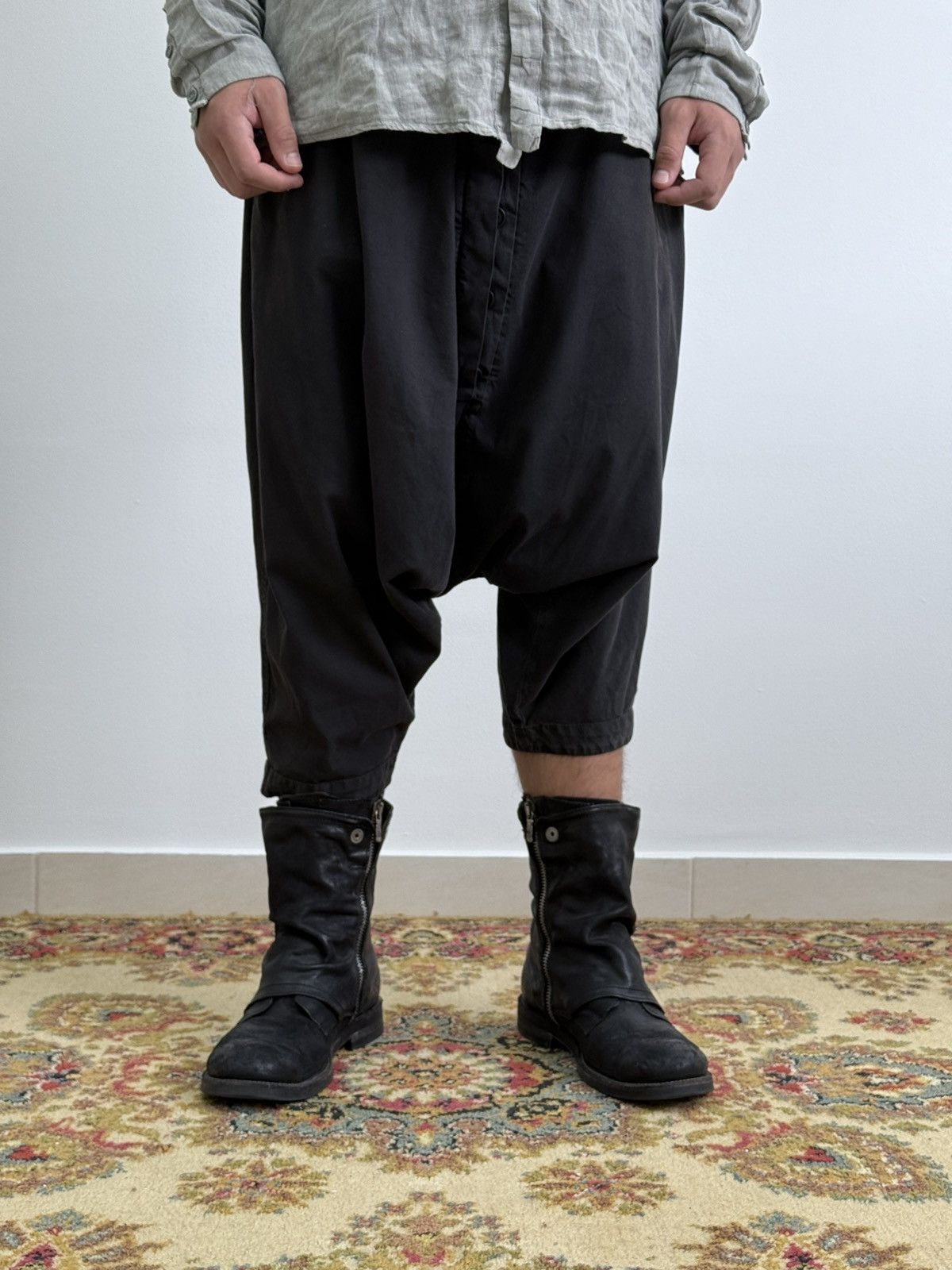 Avant Garde Rundholz Rick Owens Style Drop Crotch Pants