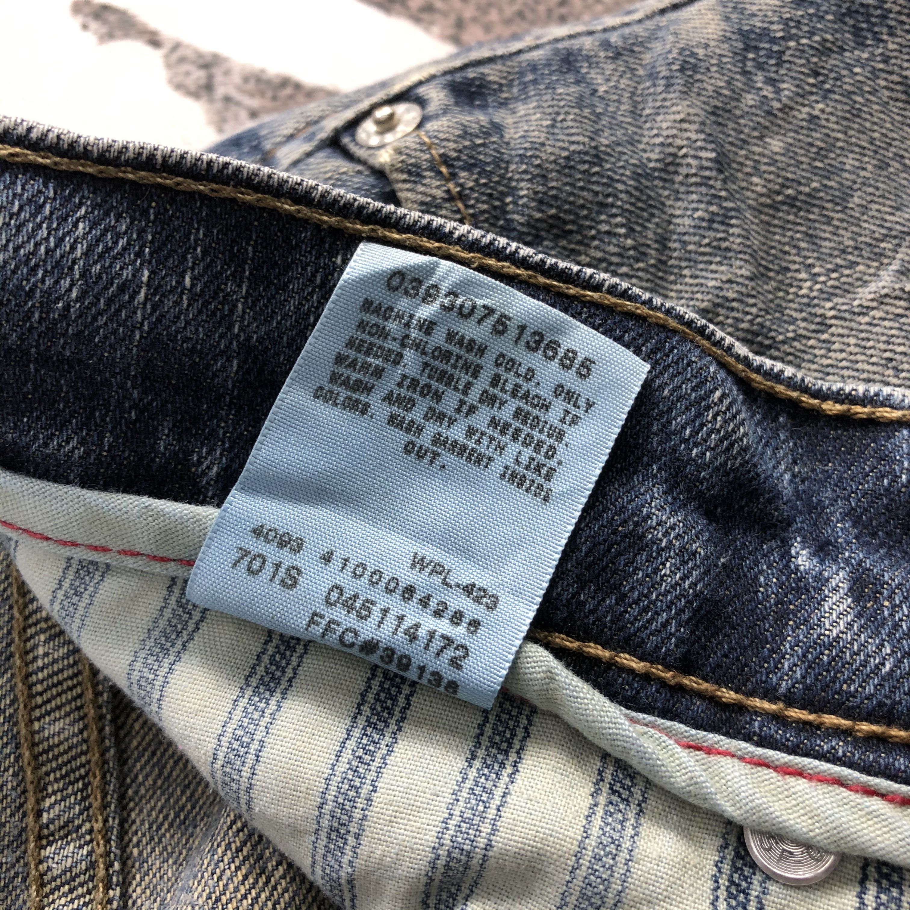 Levi's Vintage Levis 511 Jeans Distress Denim KJ989 Size US 34 / EU 50 - 14 Thumbnail