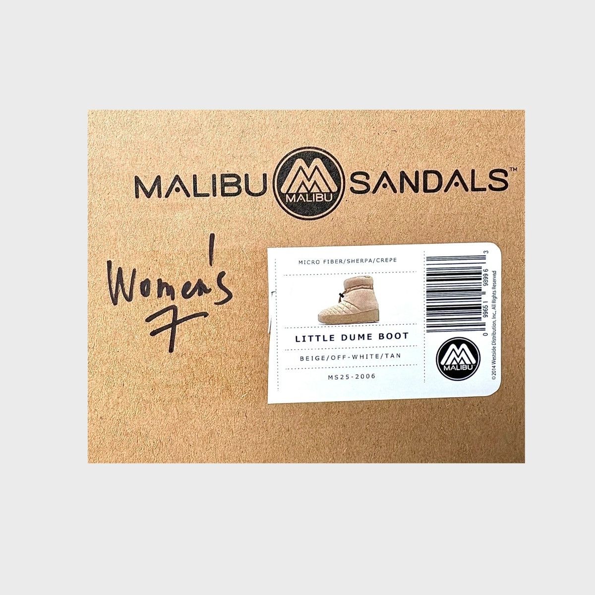 Malibu Sandals Malibu Women Quilted Fabric Little Dume Beige Boots Sz 7 Size US 7 / IT 37 - 16 Thumbnail