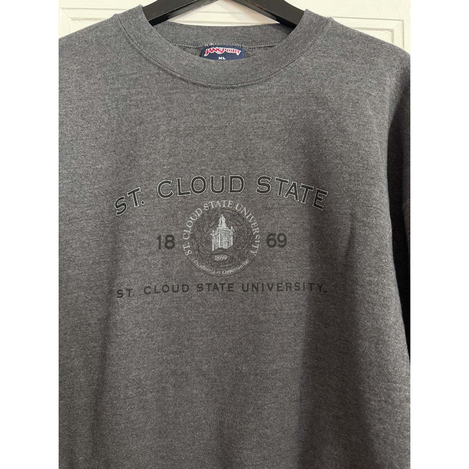 Jansport Vintage St. Cloud State Huskies Crewneck Sweatshirt Size XL Size US XL / EU 56 / 4 - 2 Thumbnail