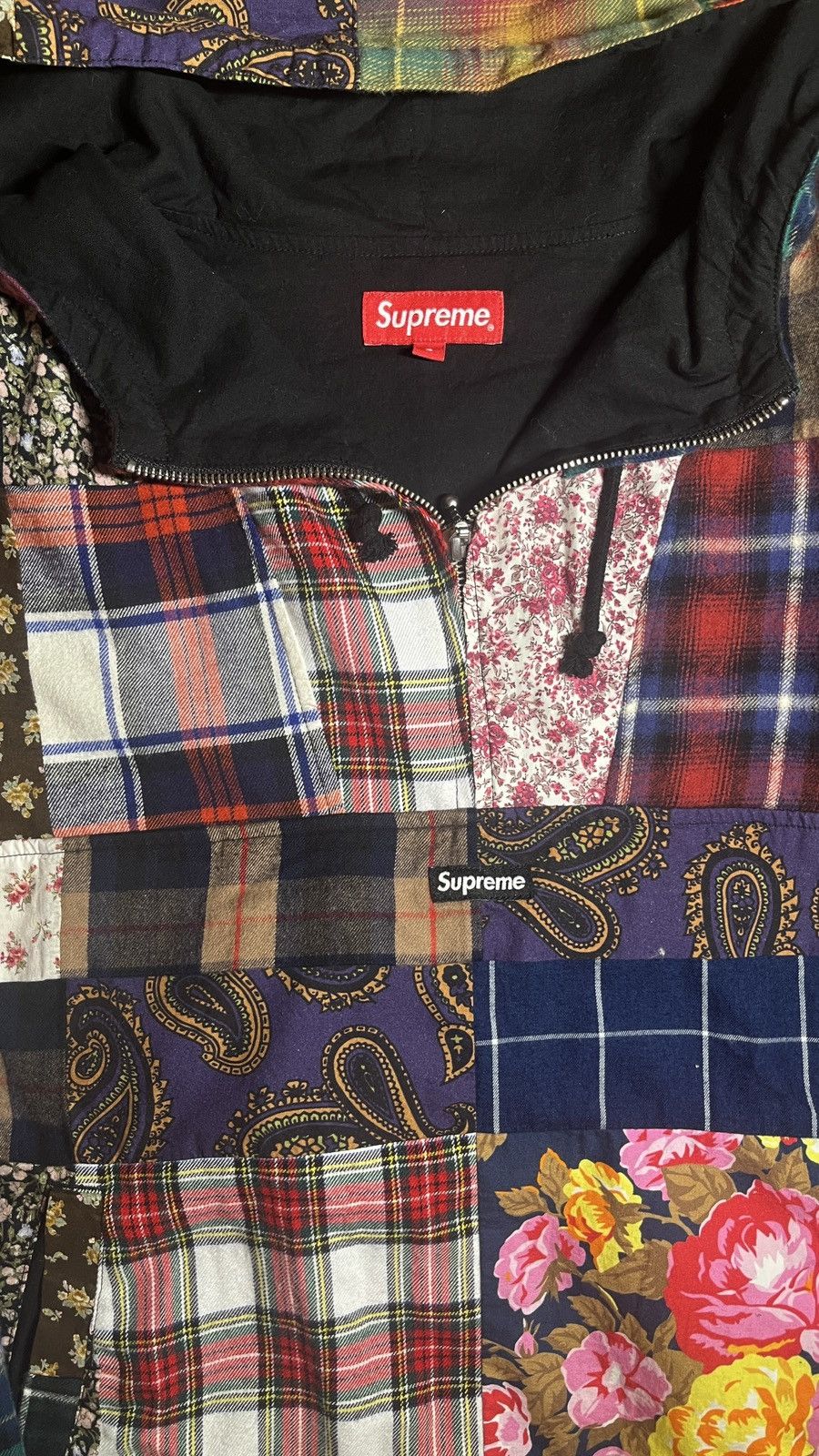 Supreme Supreme AW16 Patchwork Box Logo Anorak Jacket Size US S / EU 44-46 / 1 - 2 Thumbnail