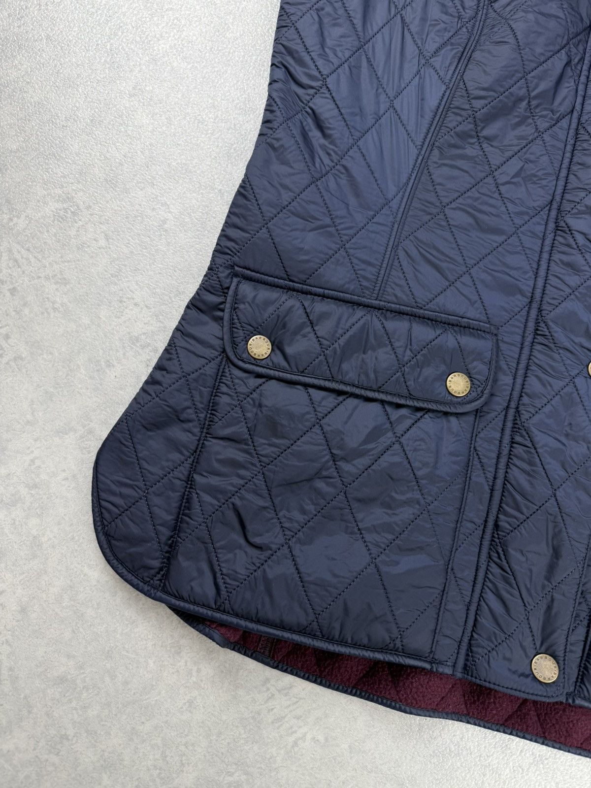 Barbour Barbour Quilted Wray Gilet Vest Women Navy Size Uk 12 Size M / US 6-8 / IT 42-44 - 3 Thumbnail