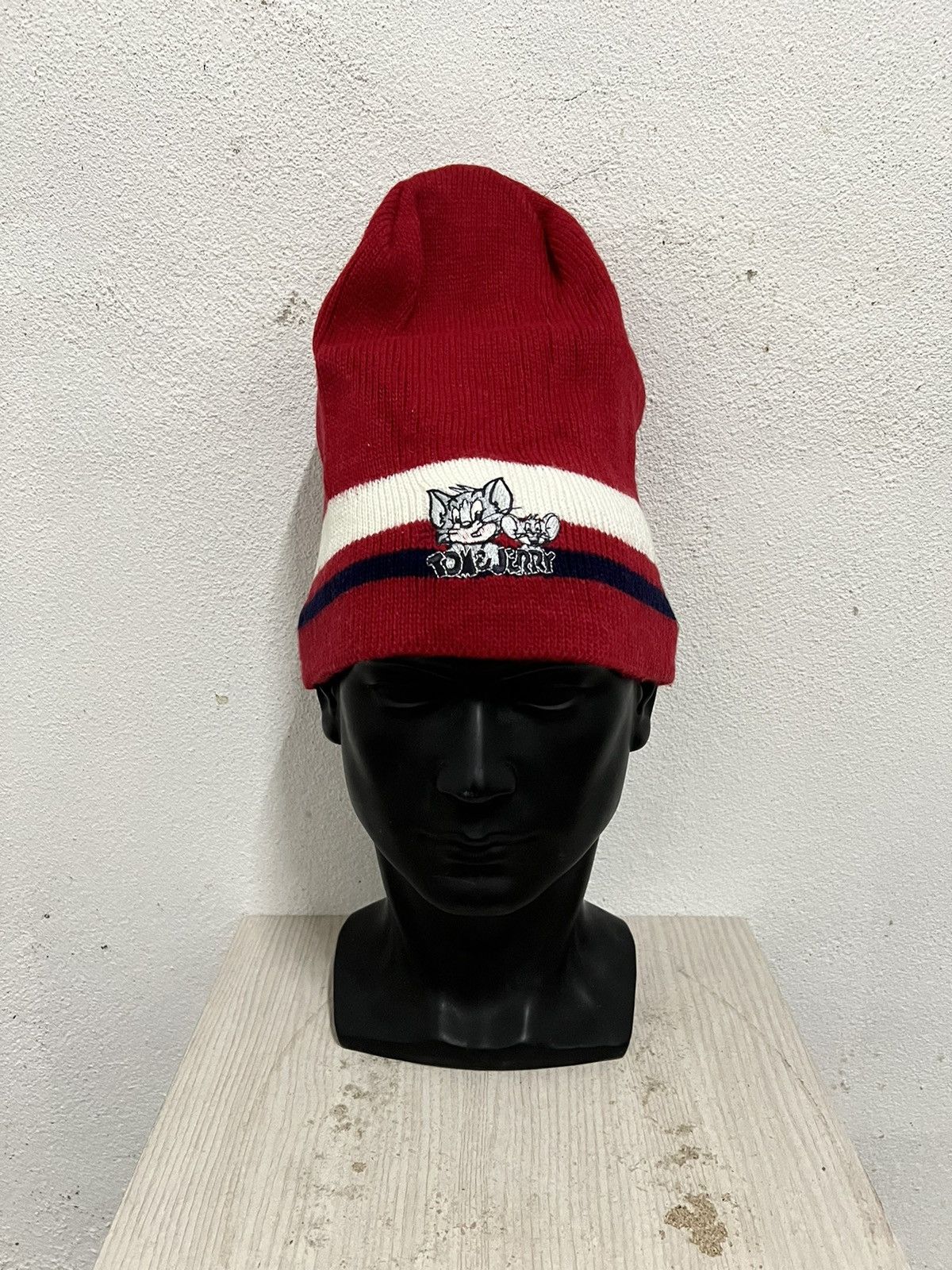 Ellesse Vintage Ellesse Tomandjerry Cartoon Beanie Hat Size ONE SIZE - 2 Thumbnail