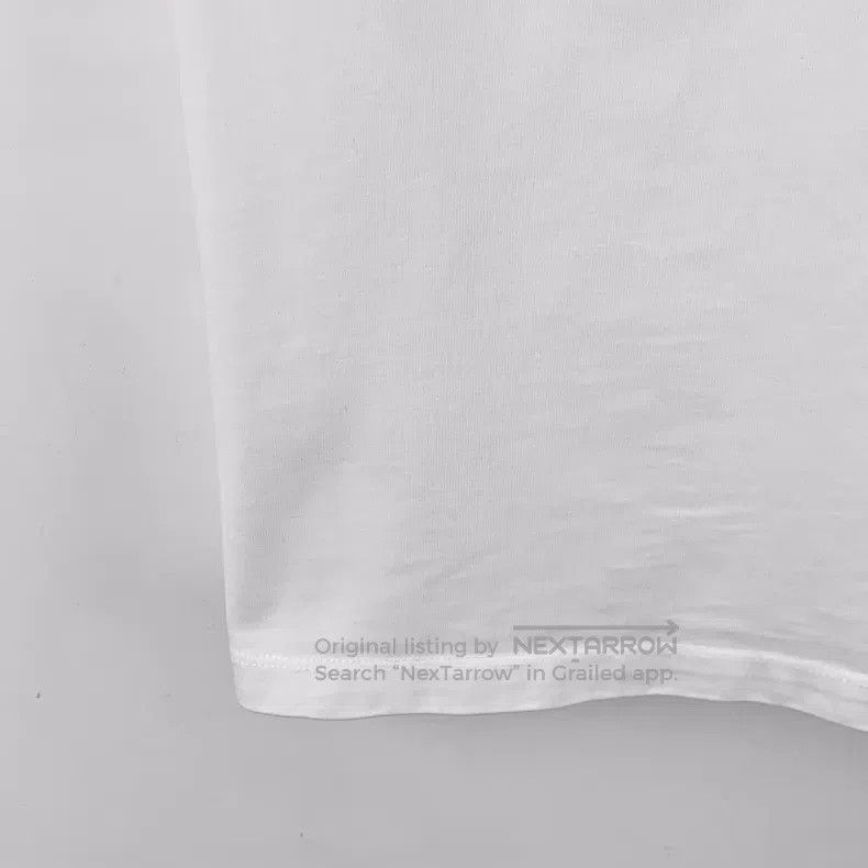 Loewe Loewe White Mosaic Logo Printed Cotton Short Sleeve T-Shir Size M / US 6-8 / IT 42-44 - 5 Thumbnail