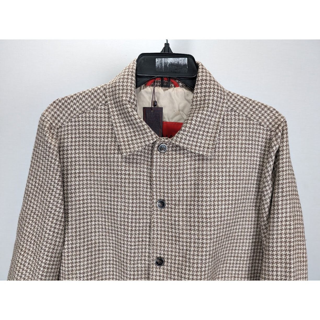 Isaia o1rshd1 CC20 Varsity Jacket in Beige/Brown Size US M / EU 48-50 / 2 - 4 Thumbnail