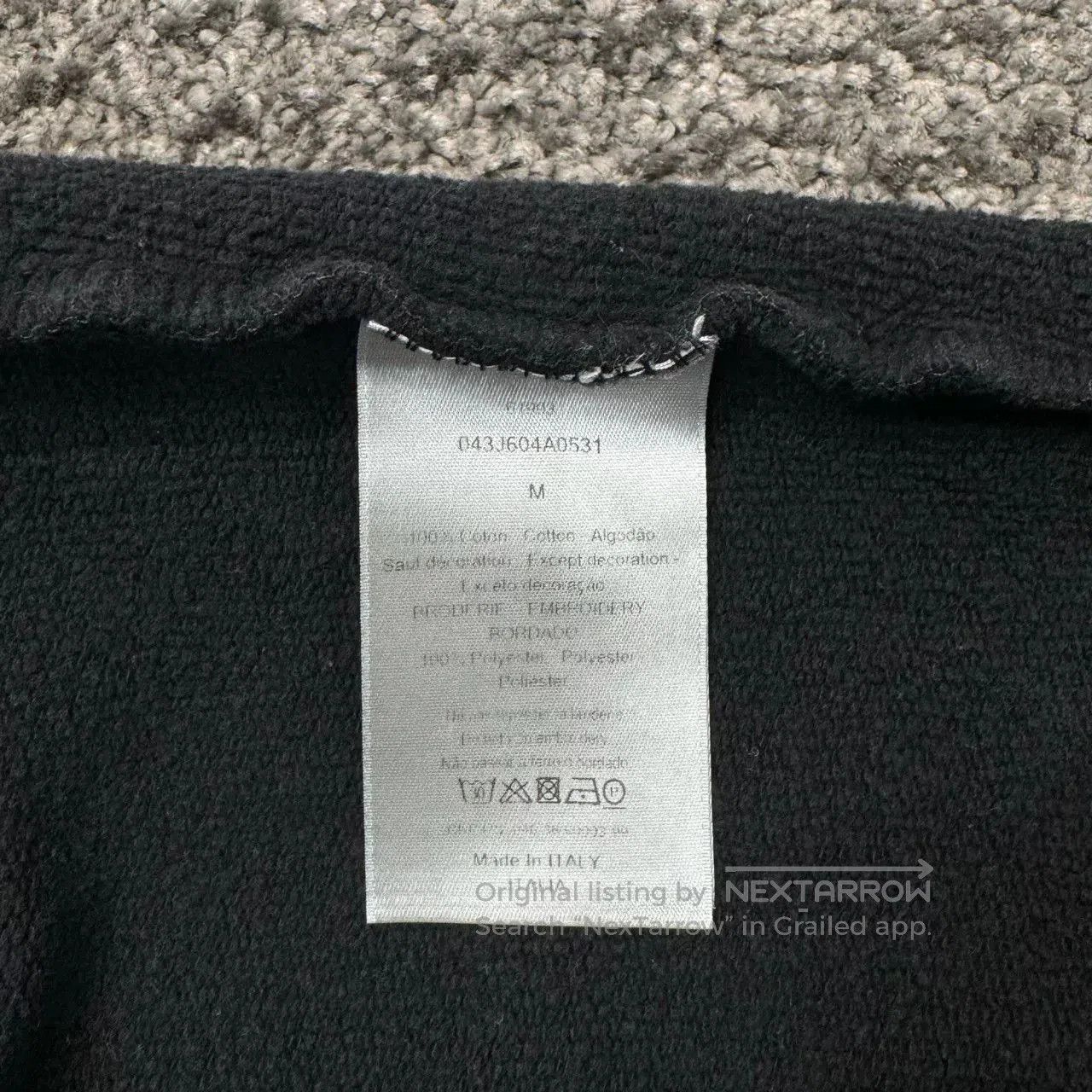 Dior dior embroidered sweatshirt with pin detail. Size US M / EU 48-50 / 2 - 5 Thumbnail
