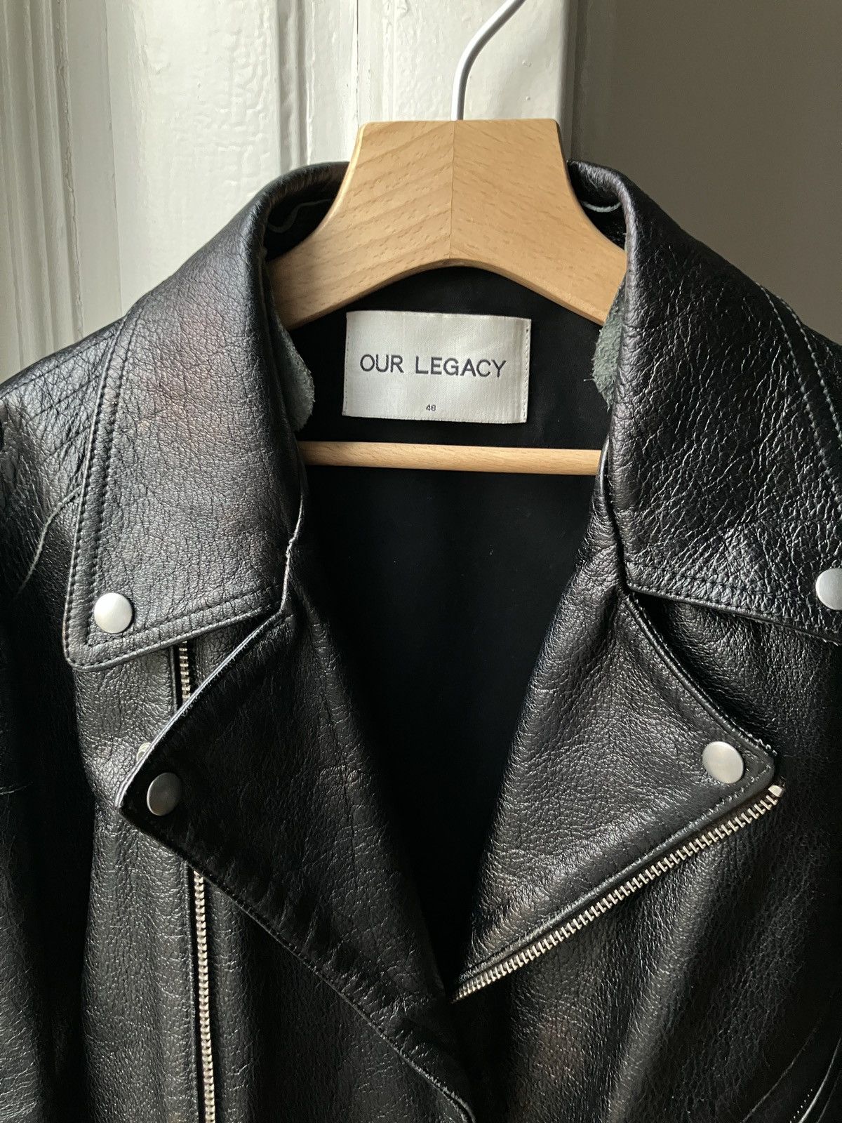 Our Legacy Our Legacy Leather Biker Jacket Size US M / EU 48-50 / 2 - 4 Thumbnail