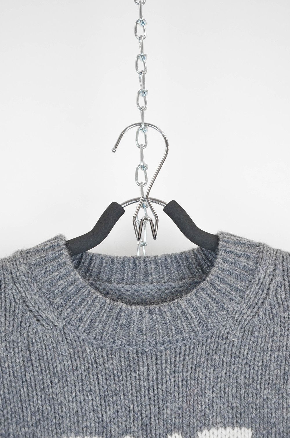 Marc Jacobs MARC JACOBS Logo Crew Neck Wool Sweater - S Size S / US 4 / IT 40 - 4 Thumbnail