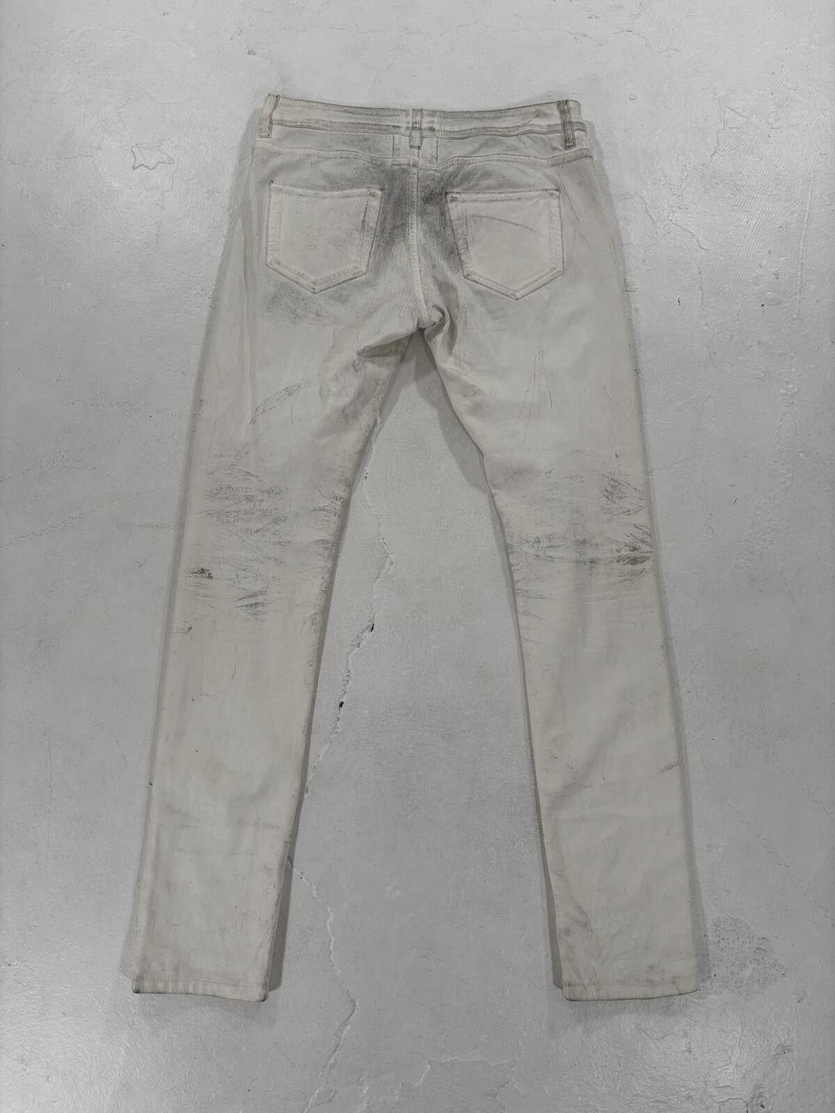 Saint Laurent Paris Saint Laurent 2013 White Ash Pants Size US 30 / EU 46 - 2 Thumbnail