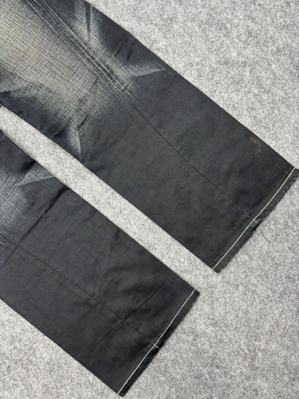 Japanese Brand 💥Sick Back Number Multipockets Indigo Stone Wash Denim F718 Size US 32 / EU 48 - 12 Thumbnail