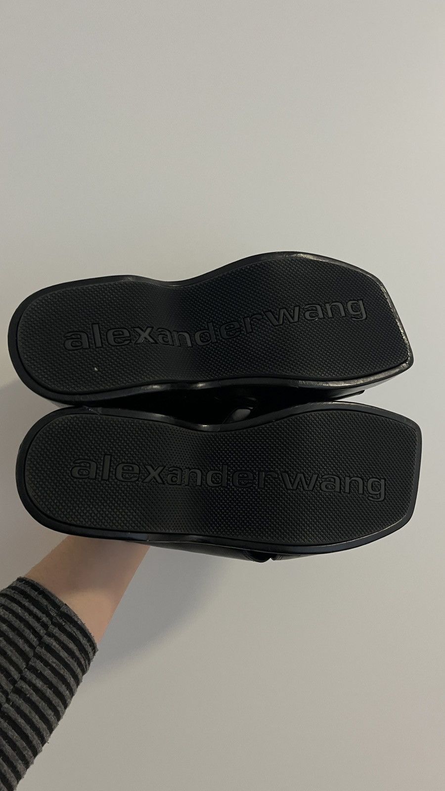 Alexander Wang Alexander Wang Plattform Slides Black Size US 8.5 / IT 38.5 - 5 Thumbnail