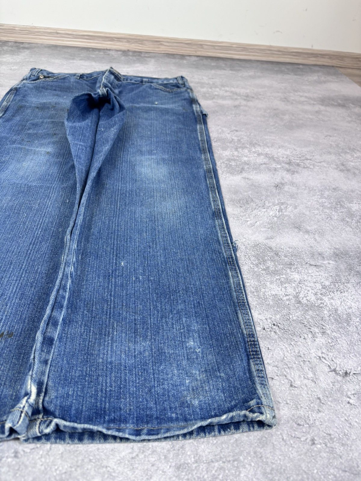 Dickies Dickies Men’s Denim Jeans Blue Distressed USA Workwear Size US 36 / EU 52 - 14 Thumbnail
