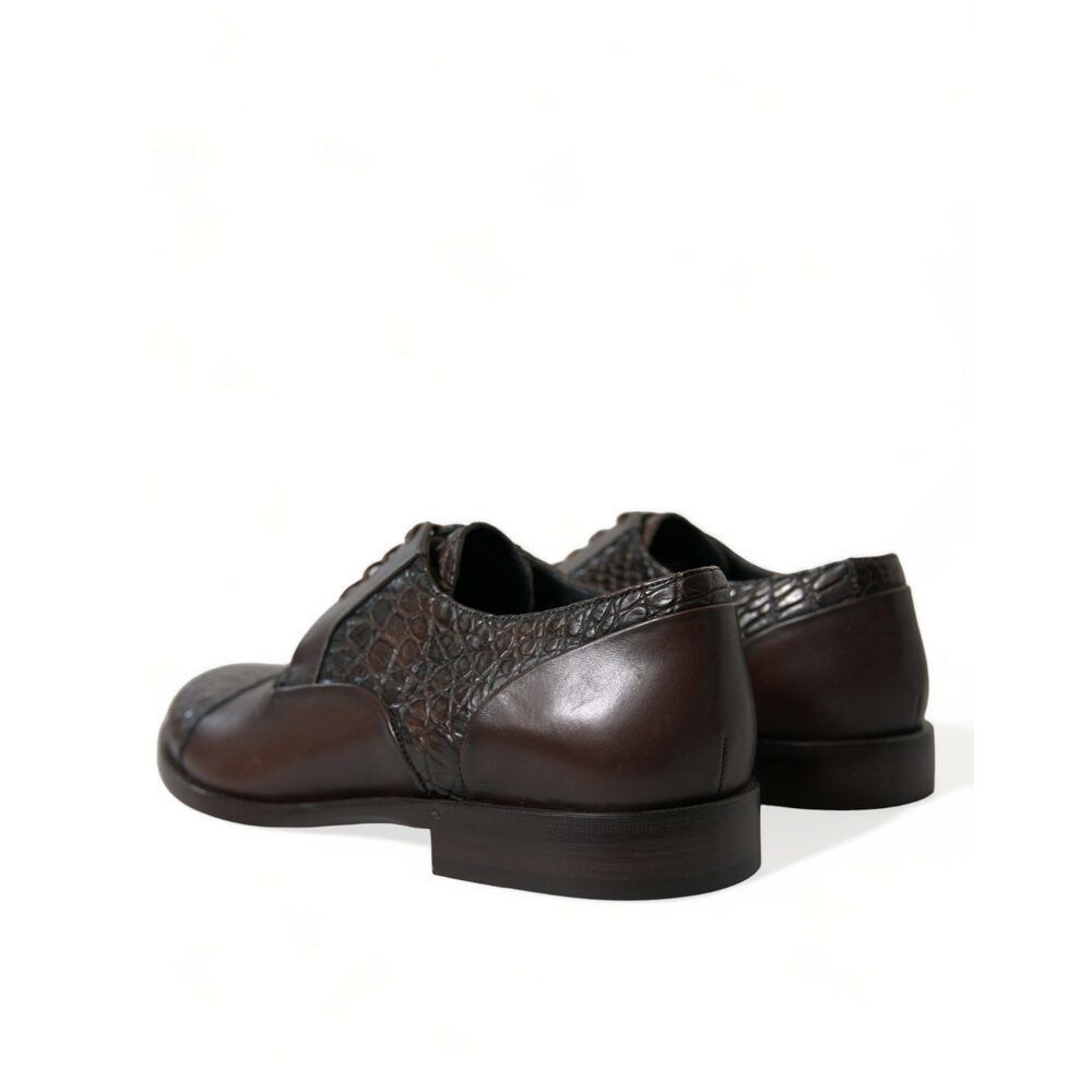 Dolce & Gabbana Dolce & Gabbana Elegant Textured Leather Oxford Dress Shoes Size US 8 / EU 41 - 4 Thumbnail